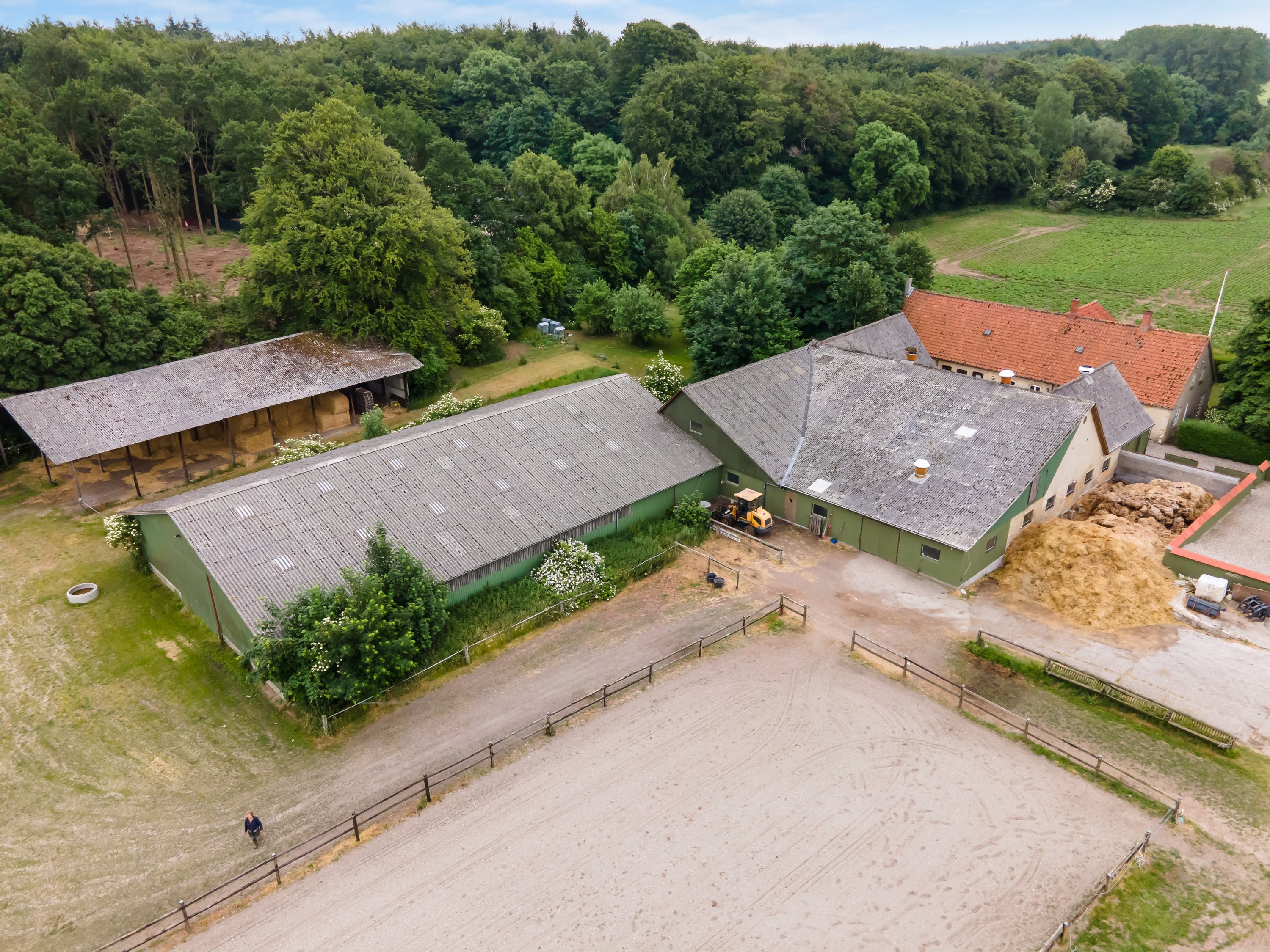 Fremhævet luftfoto billede i fuldskærmstilstand. Billede af Sørupvej 21, 4863 Eskilstrup