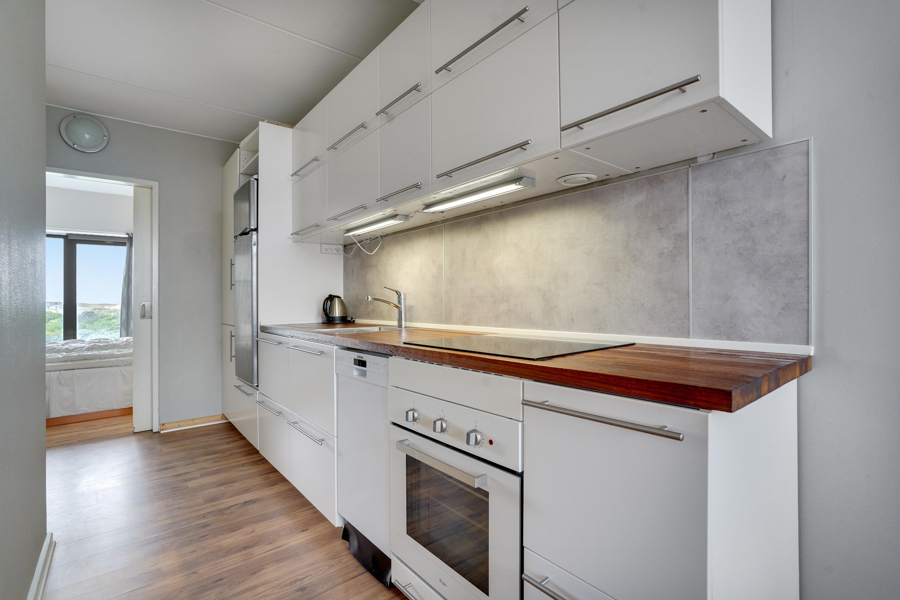 Fremhævet køkken billede i fuldskærmstilstand. Billede af Strandvejen 52, 1. 63., Fanø Bad, 6720 Fanø