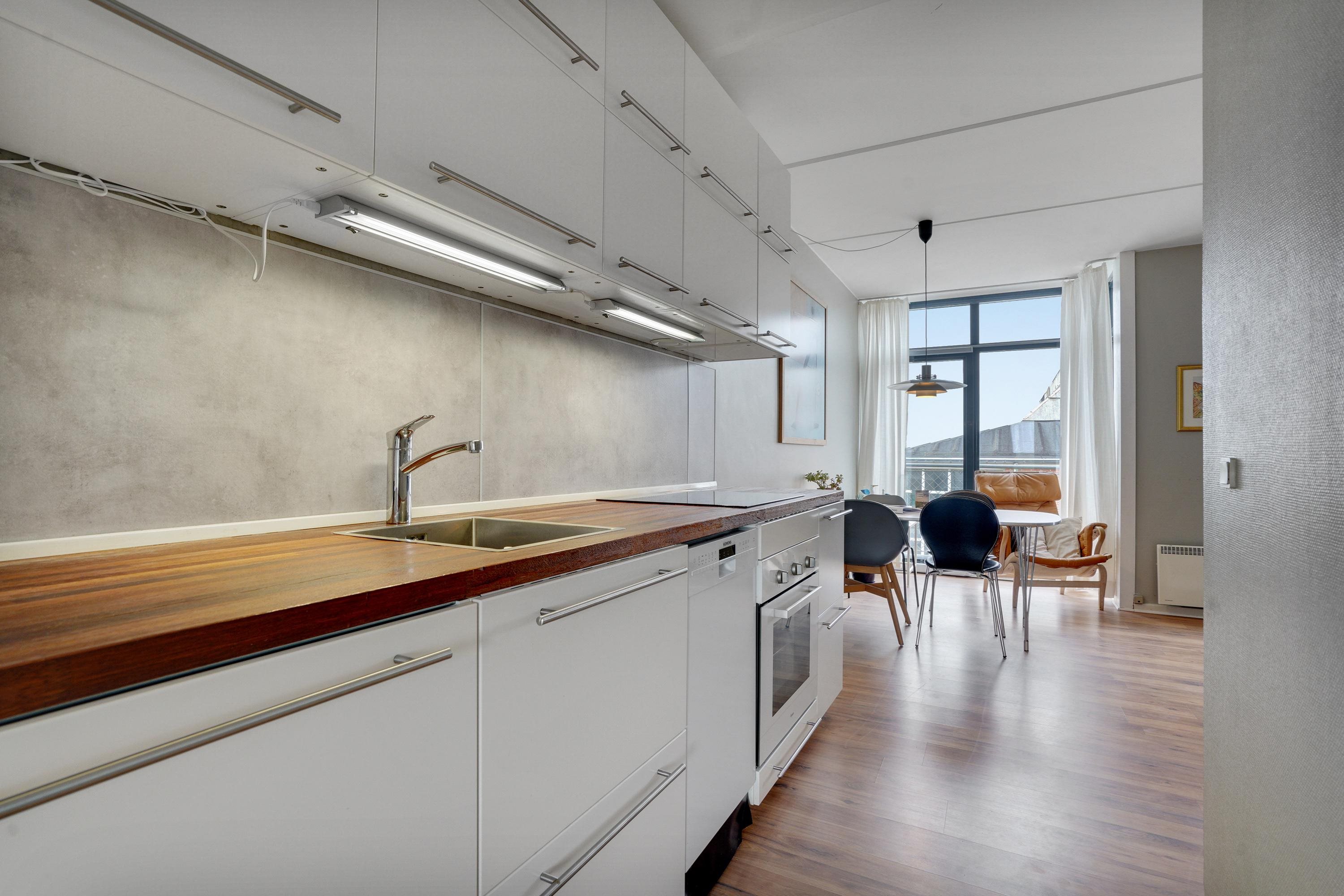 Fremhævet køkken billede i fuldskærmstilstand. Billede af Strandvejen 52, 1. 63., Fanø Bad, 6720 Fanø