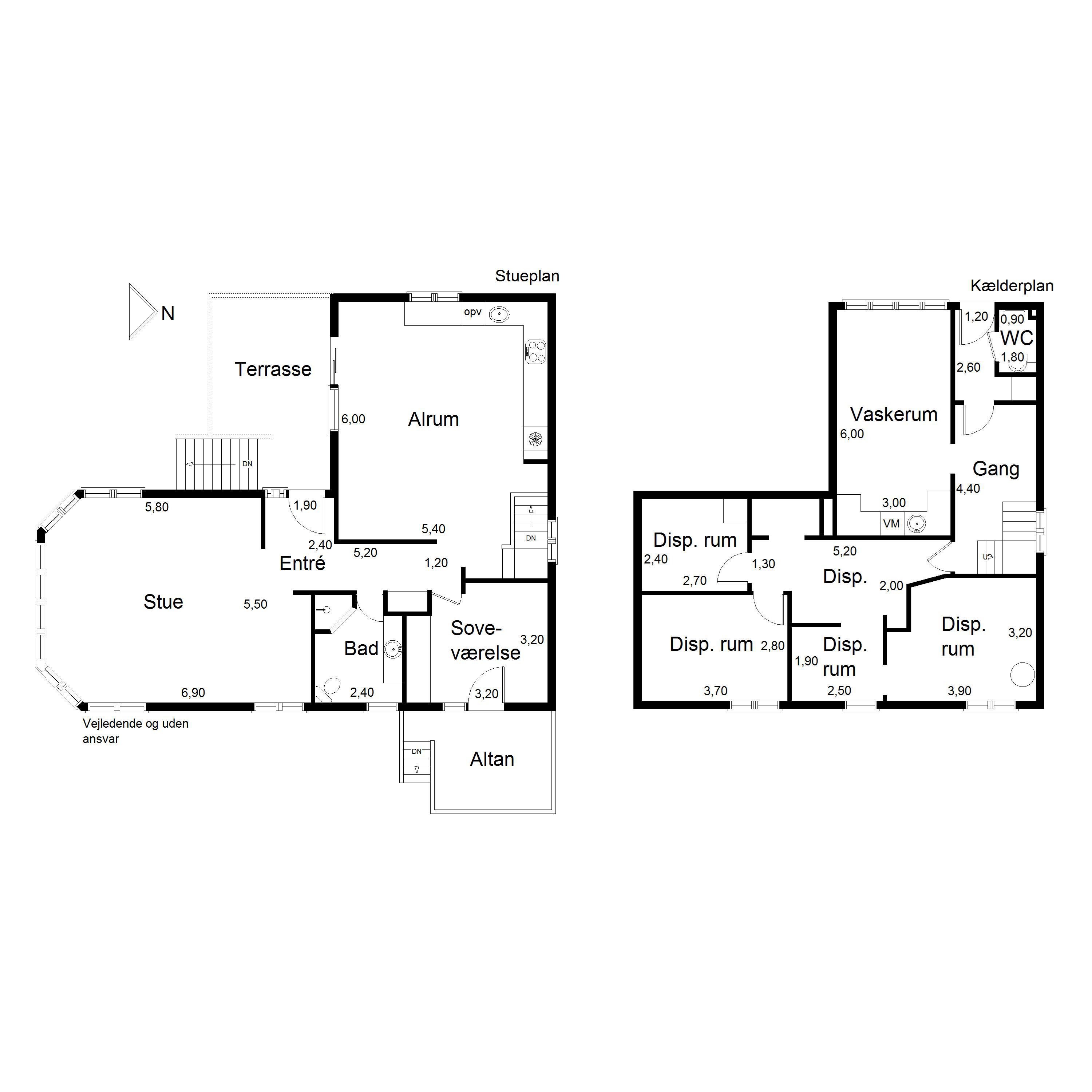 Plantegninger billede af Tørholmsvej 102, 9800 Hjørring