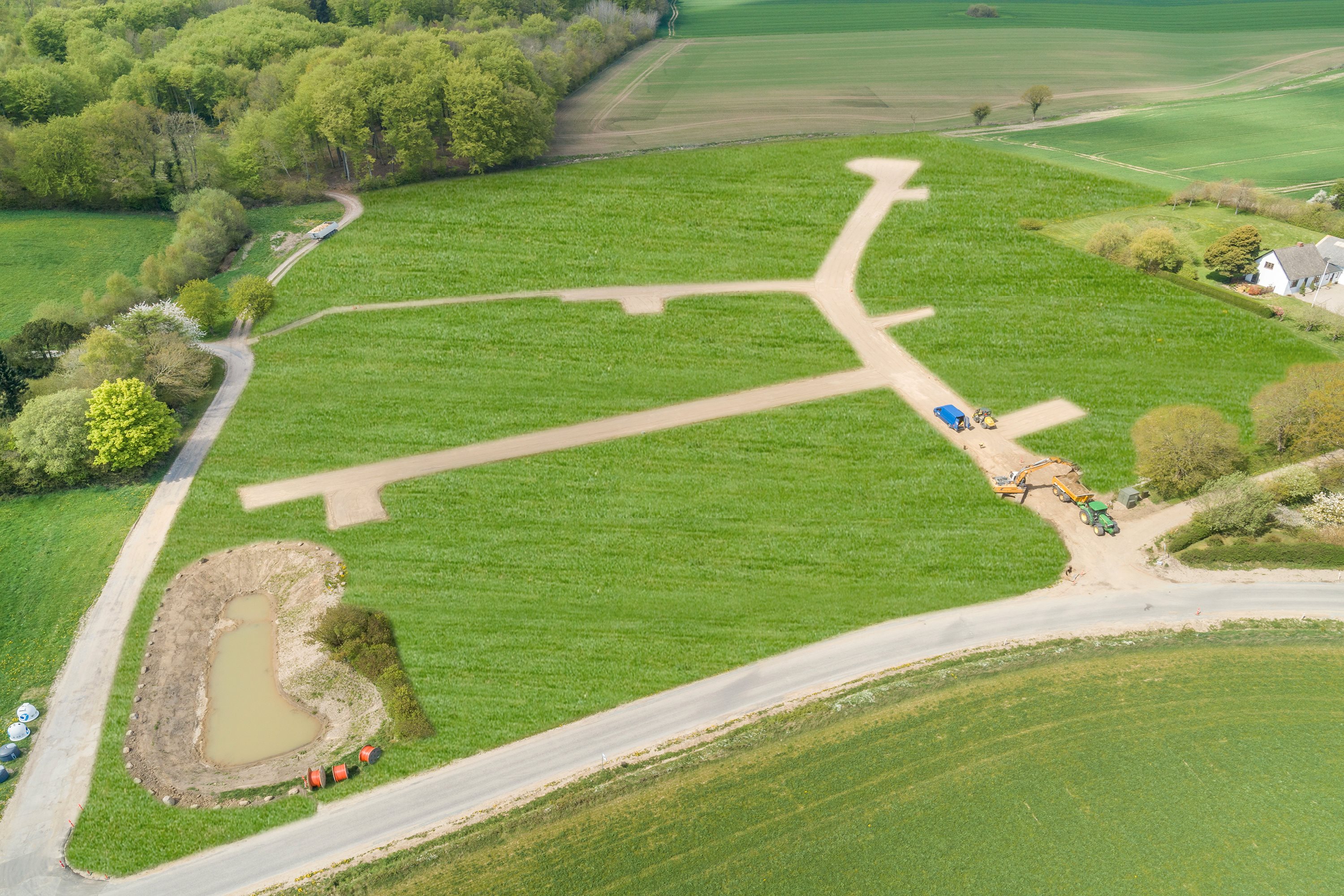 Fremhævet andet billede i fuldskærmstilstand. Billede af Skovhøjen 13, Hejsager Strandblik - Grund 15, 6100 Haderslev