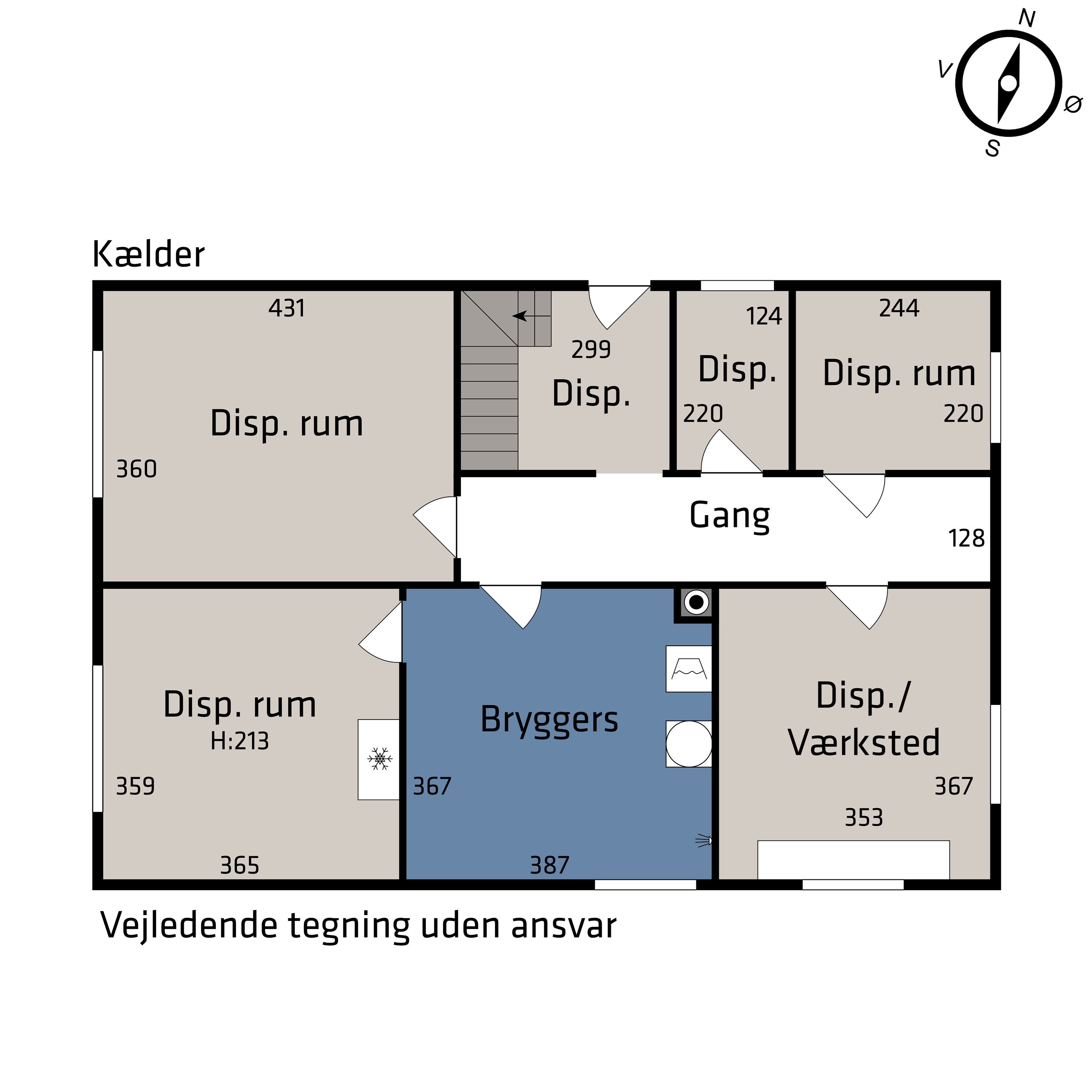 Plantegninger billede af Ellensvej 2, 8220 Brabrand