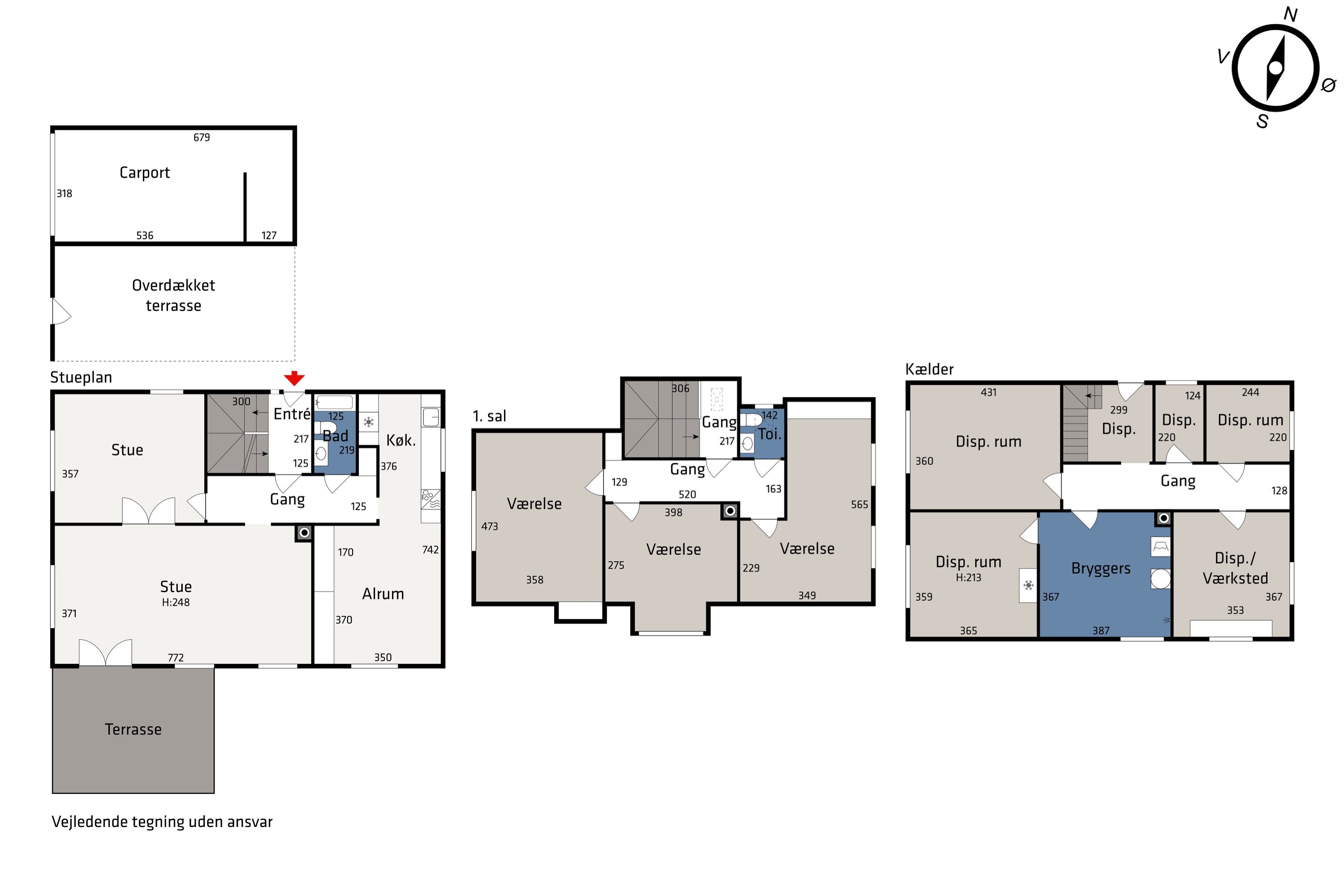Plantegninger billede af Ellensvej 2, 8220 Brabrand