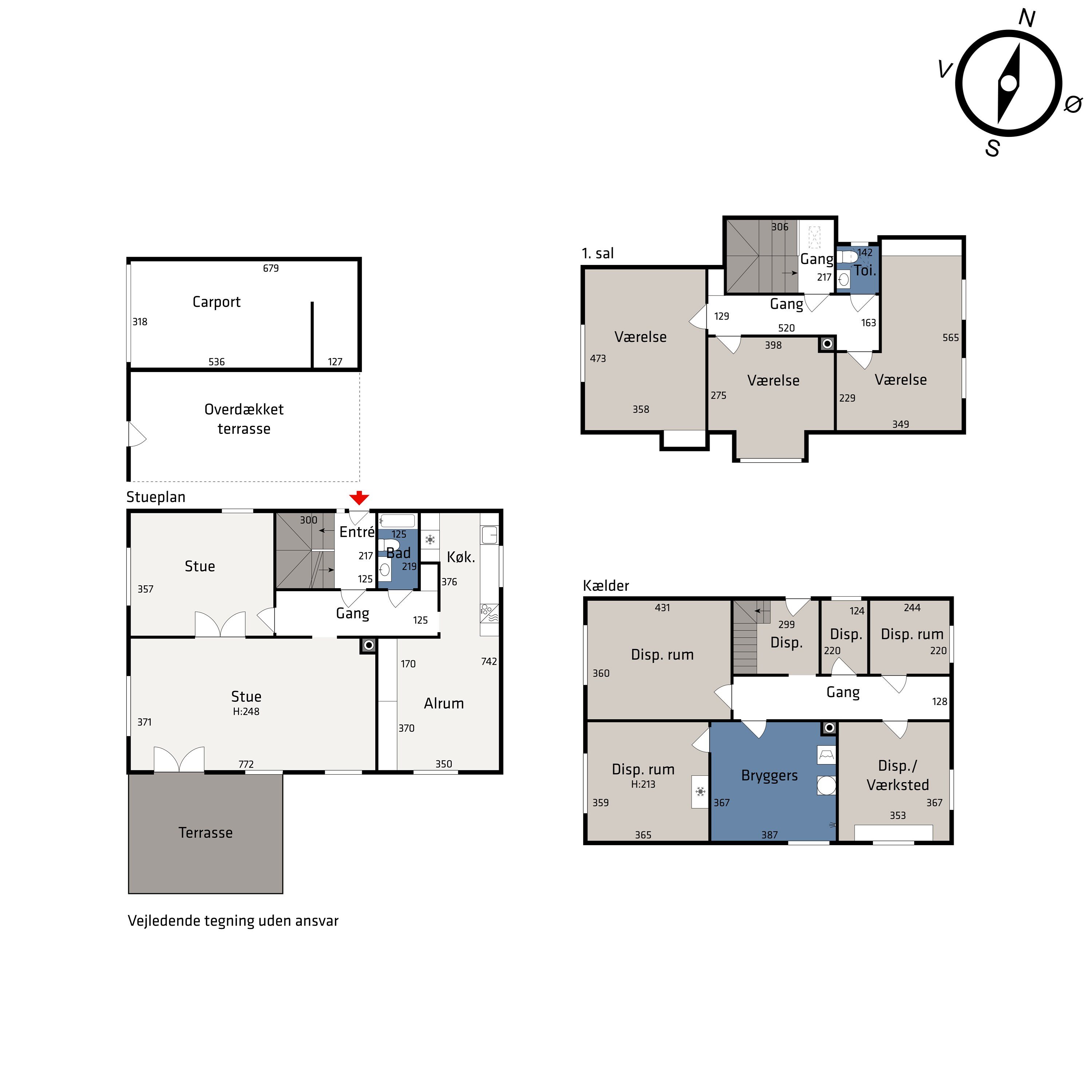 Plantegninger billede af Ellensvej 2, 8220 Brabrand