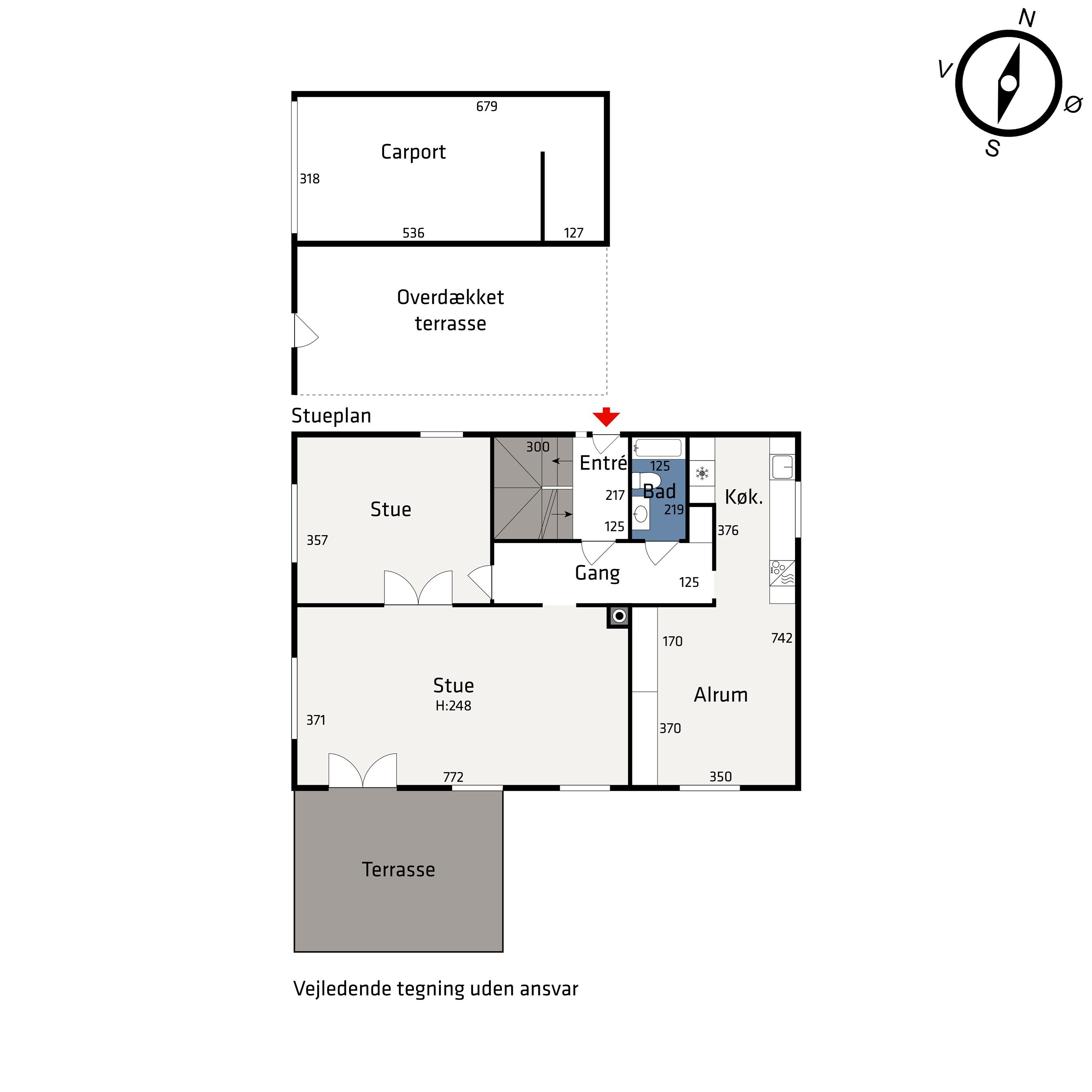 Plantegninger billede af Ellensvej 2, 8220 Brabrand