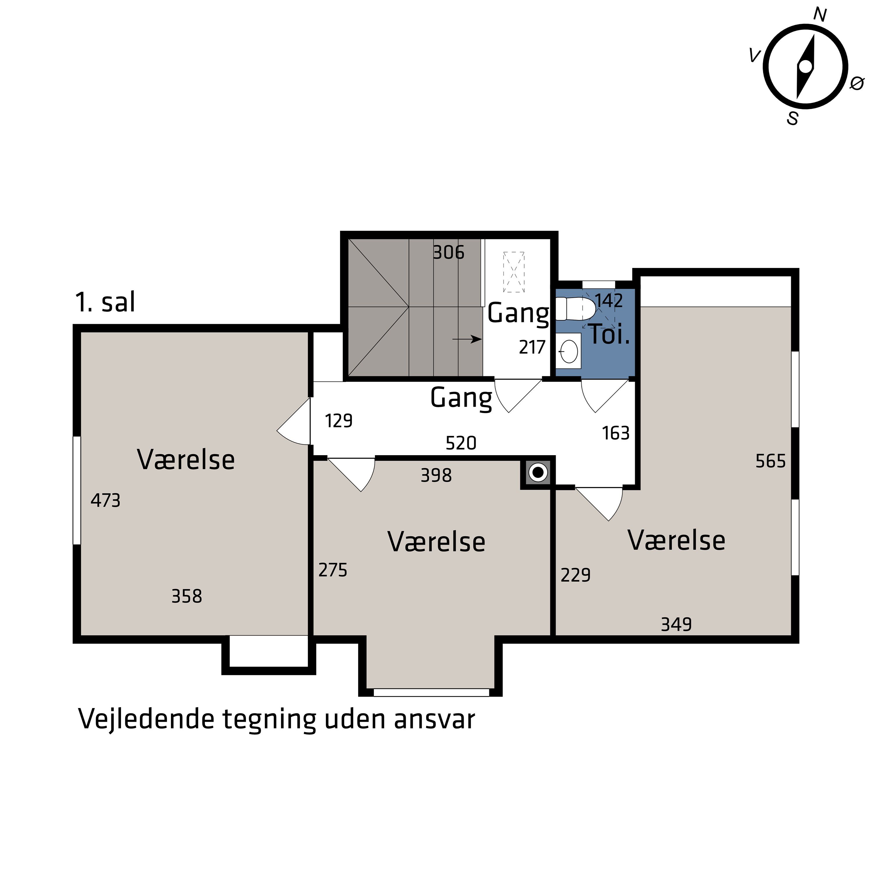 Plantegninger billede af Ellensvej 2, 8220 Brabrand