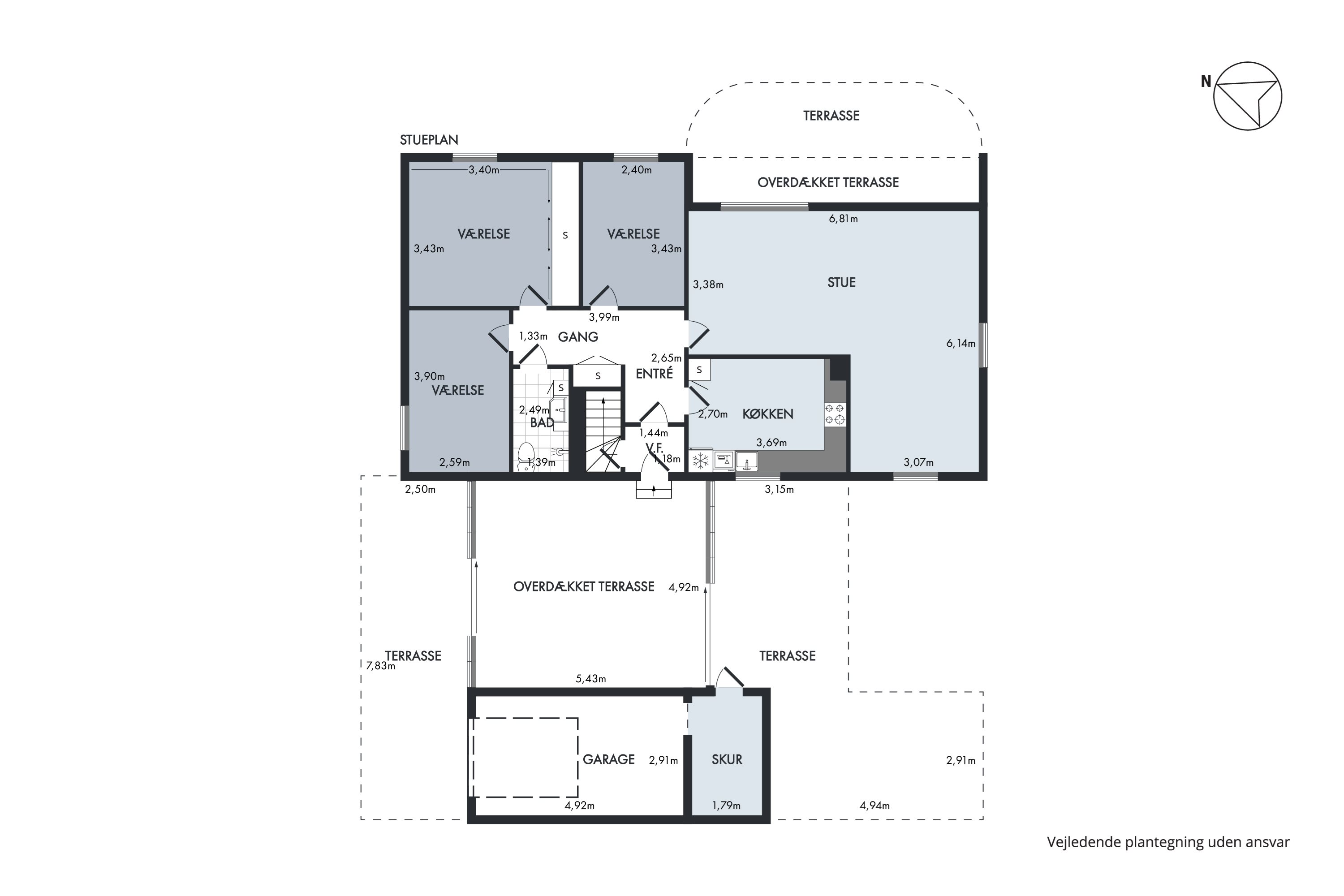 Plantegninger billede af Absalonsvej 1, 8960 Randers SØ