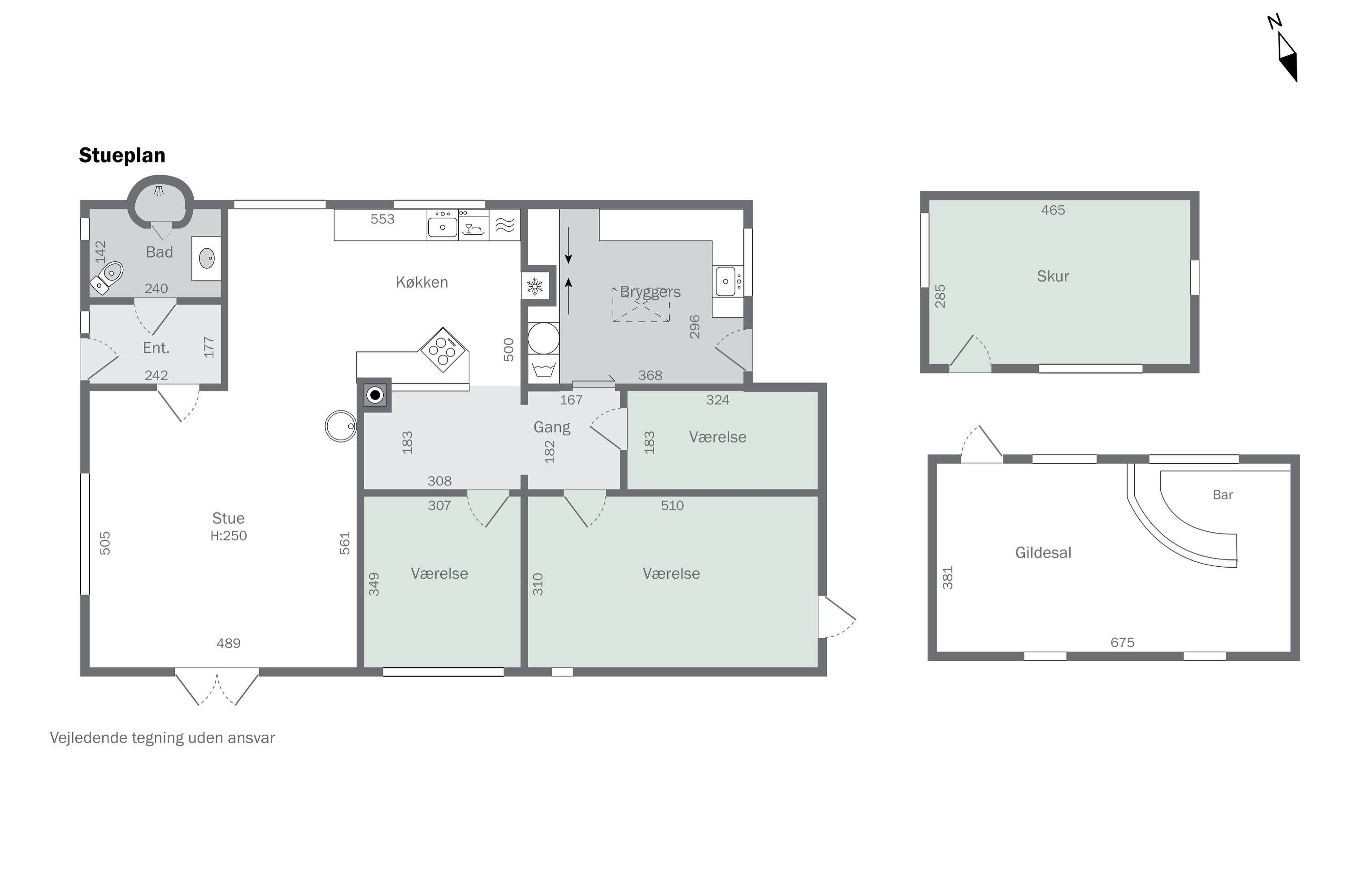 Plantegninger billede af Tømmerupvej 31, 4400 Kalundborg
