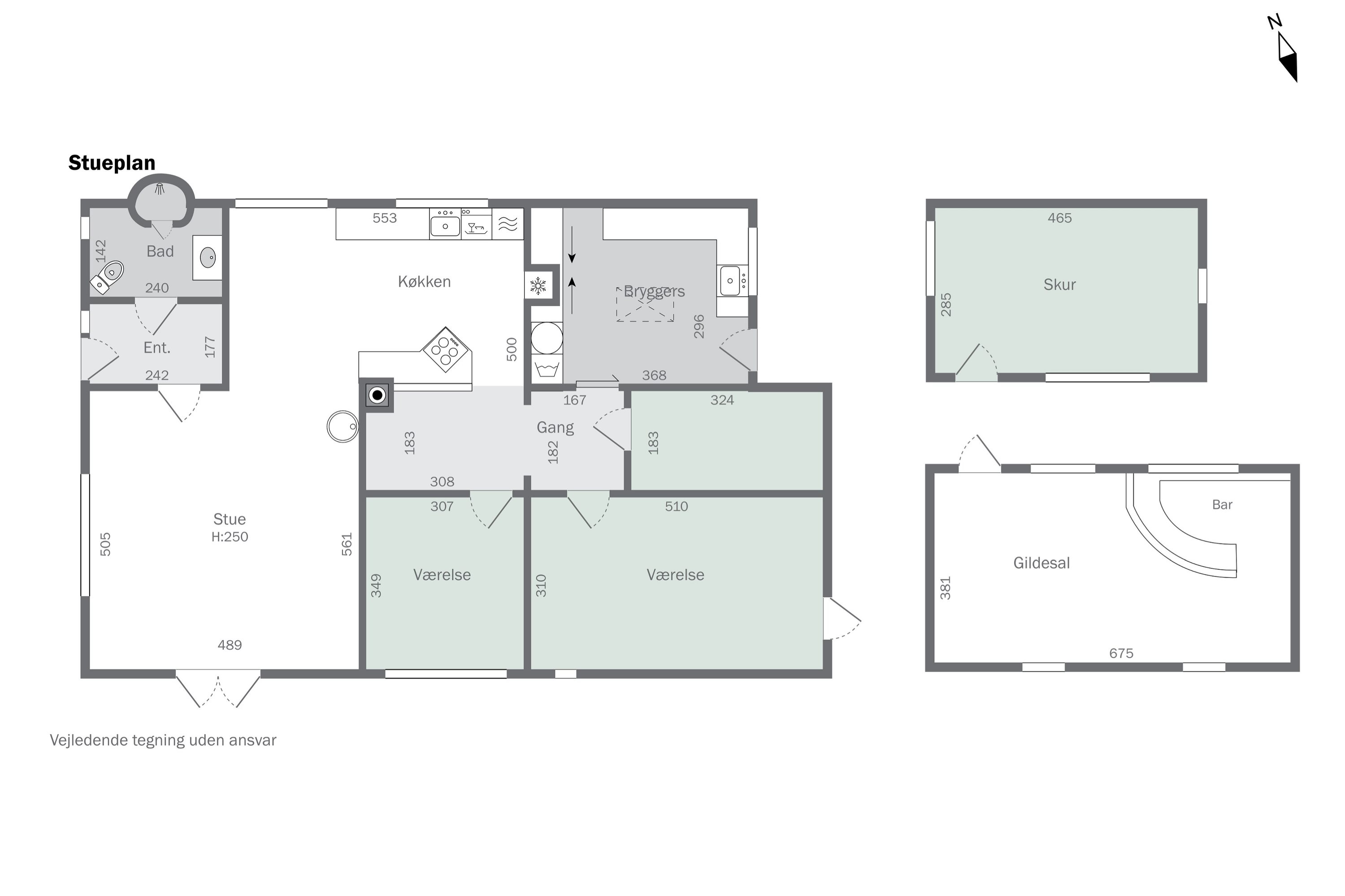 Plantegninger billede af Tømmerupvej 31, 4400 Kalundborg