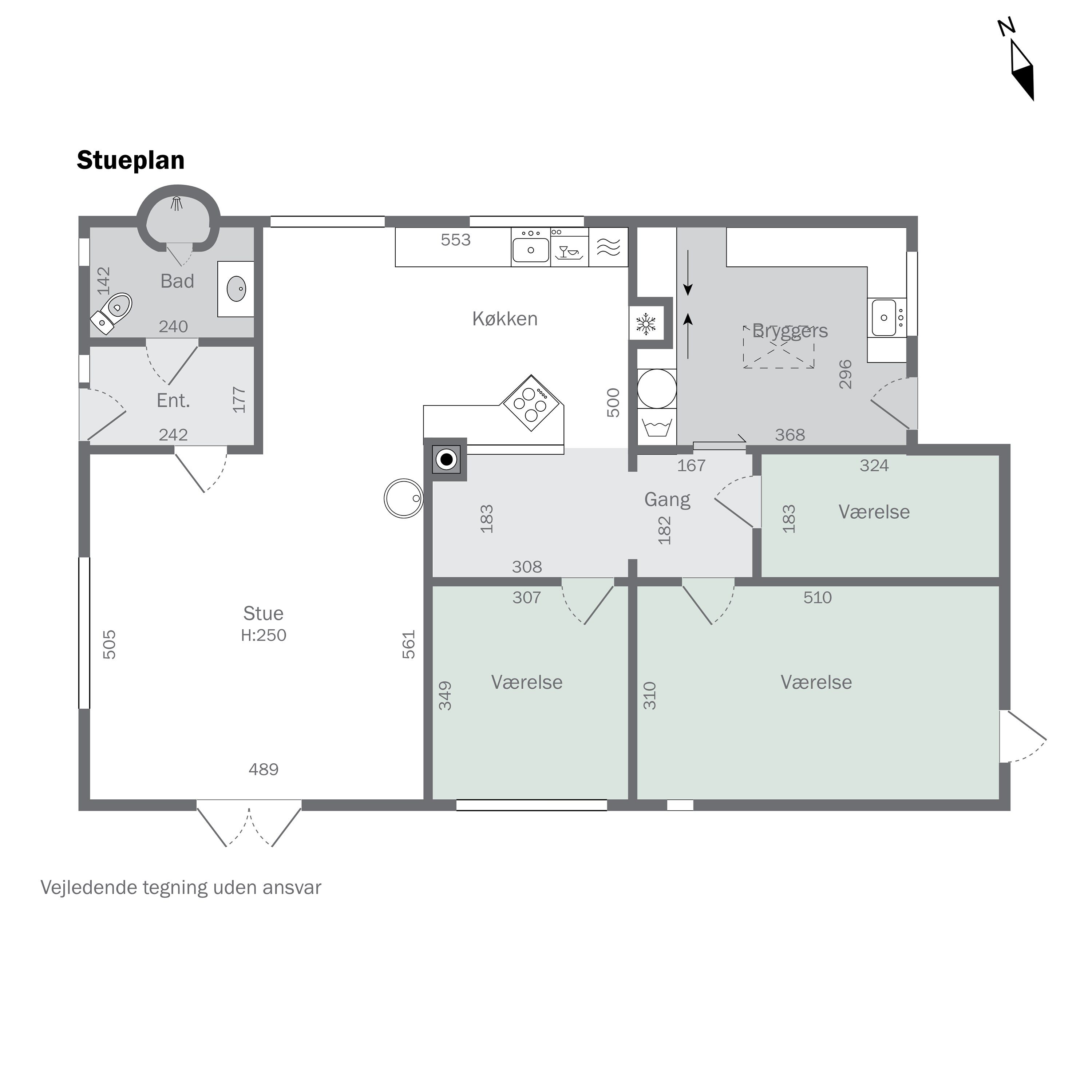 Plantegninger billede af Tømmerupvej 31, 4400 Kalundborg