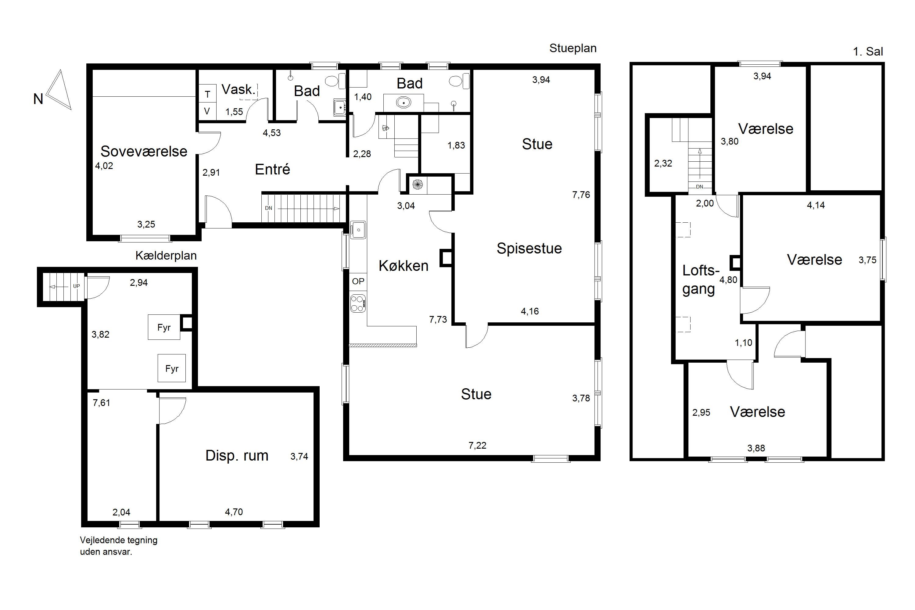 Plantegninger billede af Mygdalvej 5, Asdal, 9850 Hirtshals
