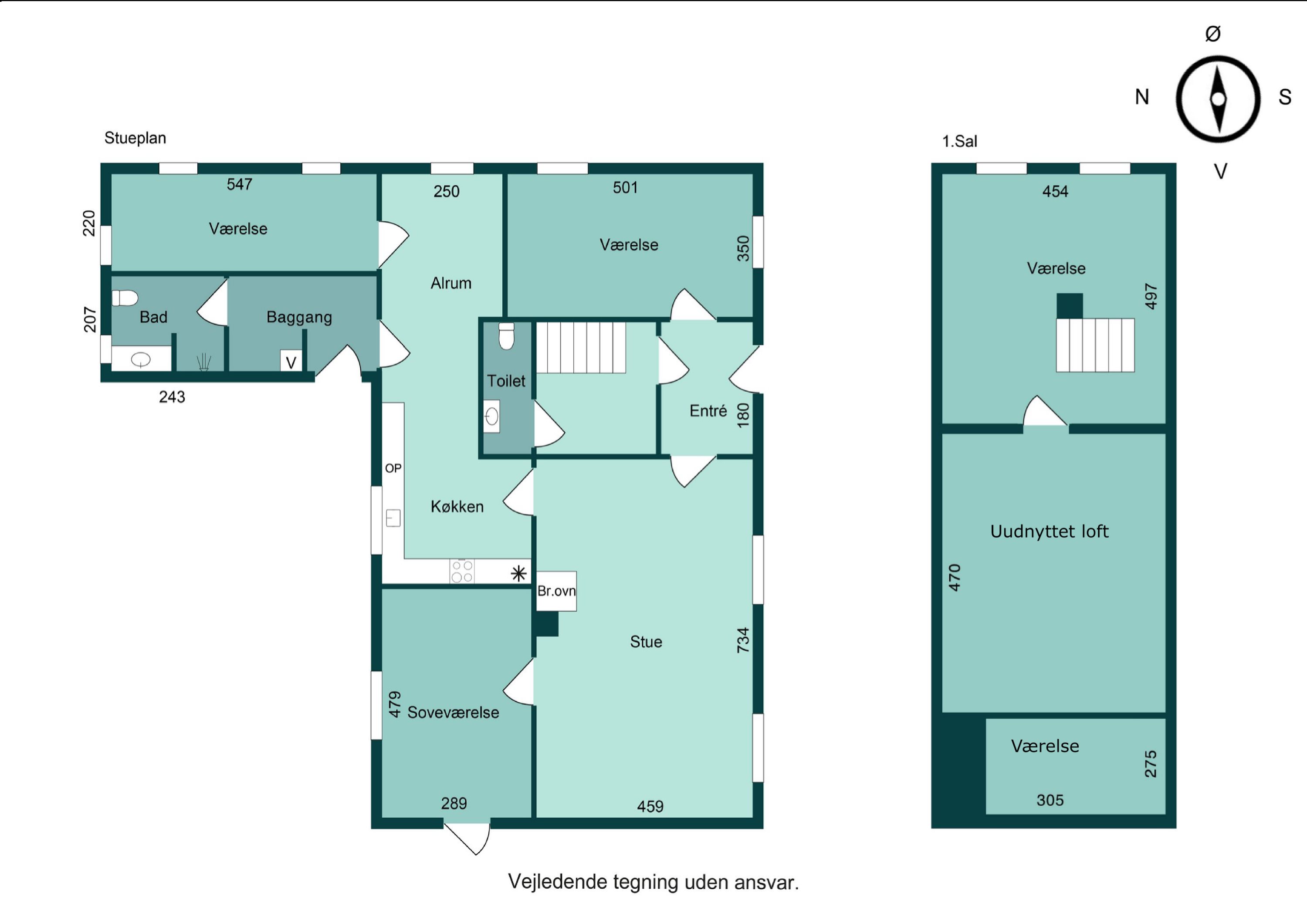 Plantegninger billede af Sønderbakken 8, Glud, 7130 Juelsminde