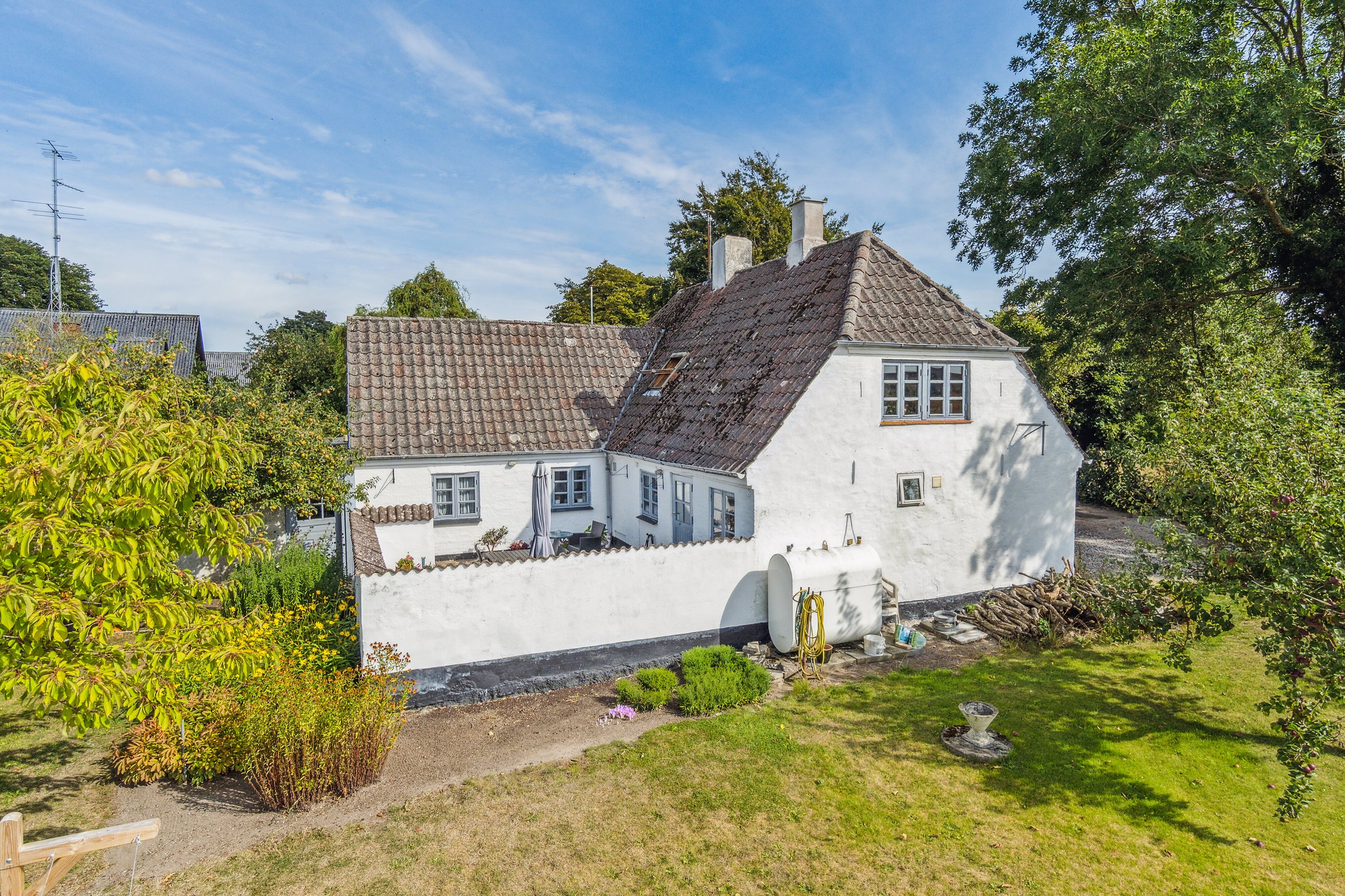 Miniaturebillede 2: set fra haven. Billede af Chr. Richardtsvej 42, Ørsted, 5620 Glamsbjerg