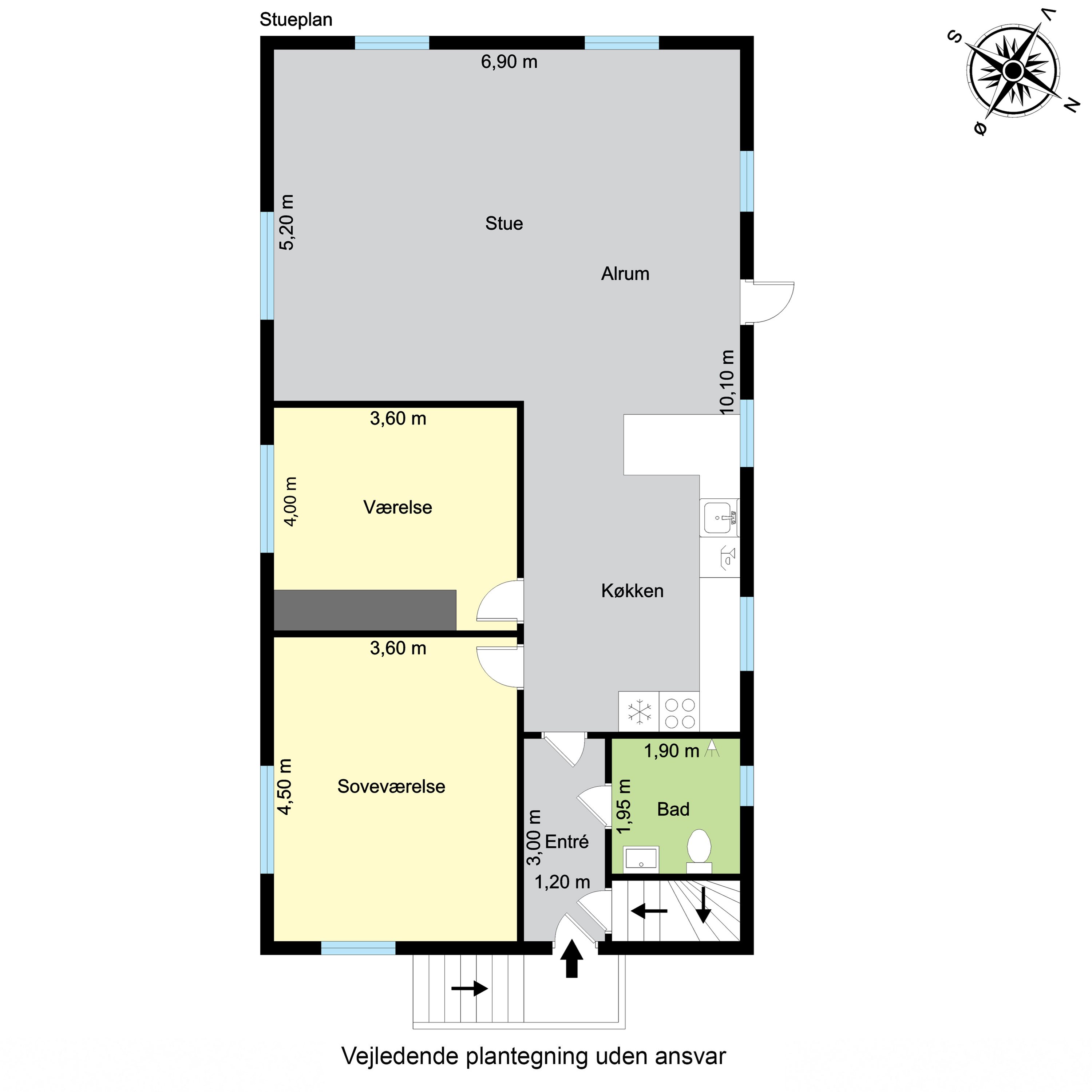 Plantegninger billede af Klosterhedevej 16, Gudum, 7620 Lemvig