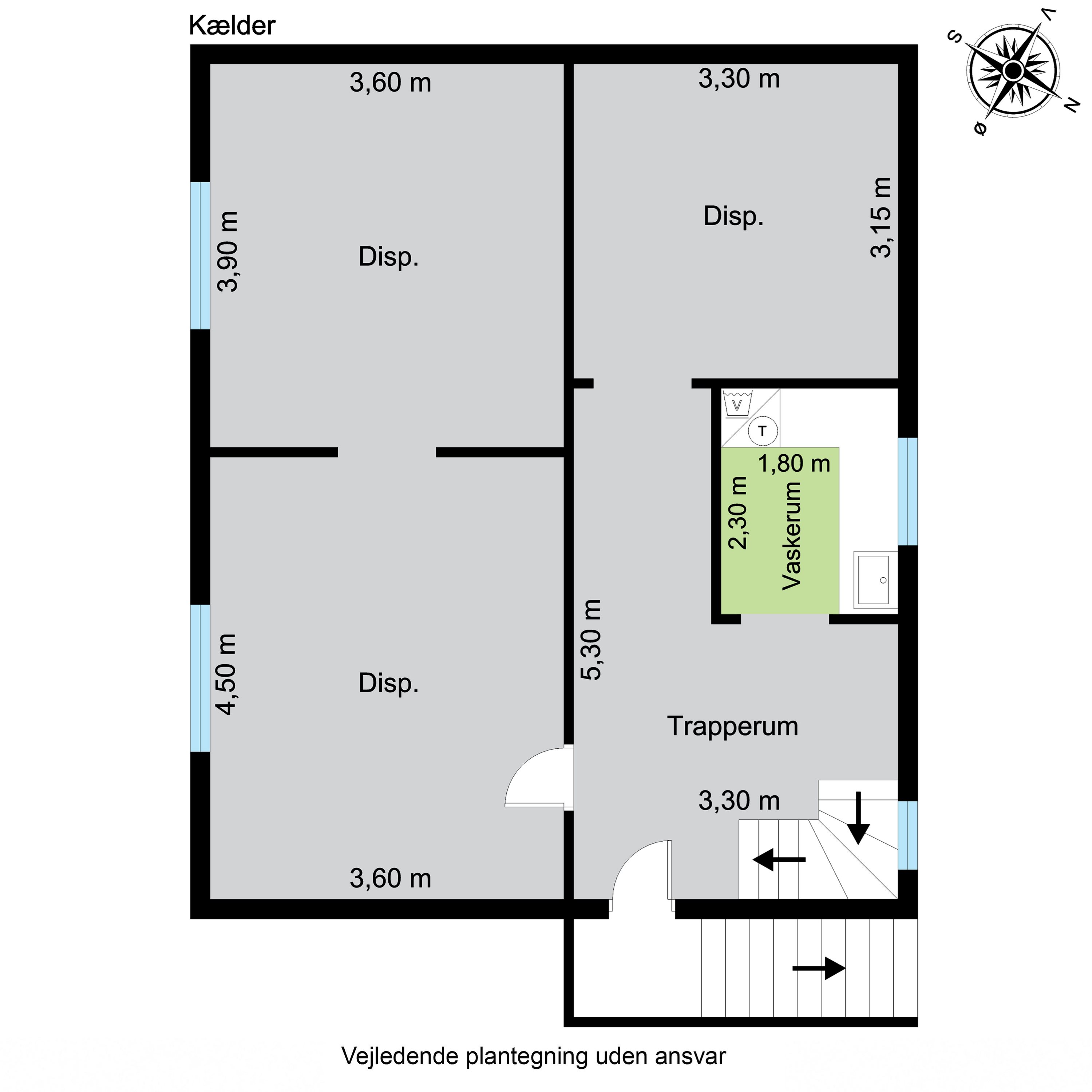 Plantegninger billede af Klosterhedevej 16, Gudum, 7620 Lemvig