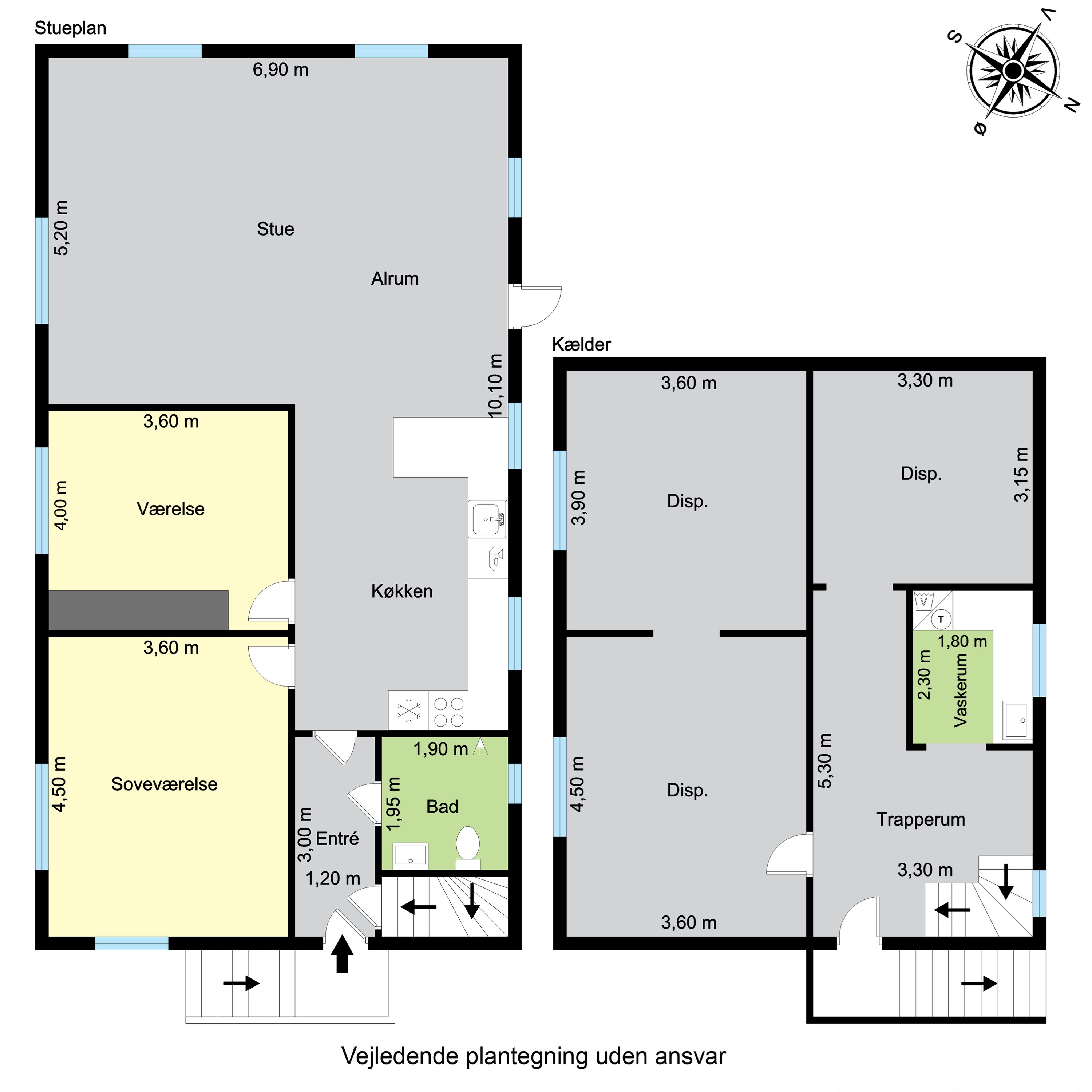 Plantegninger billede af Klosterhedevej 16, Gudum, 7620 Lemvig