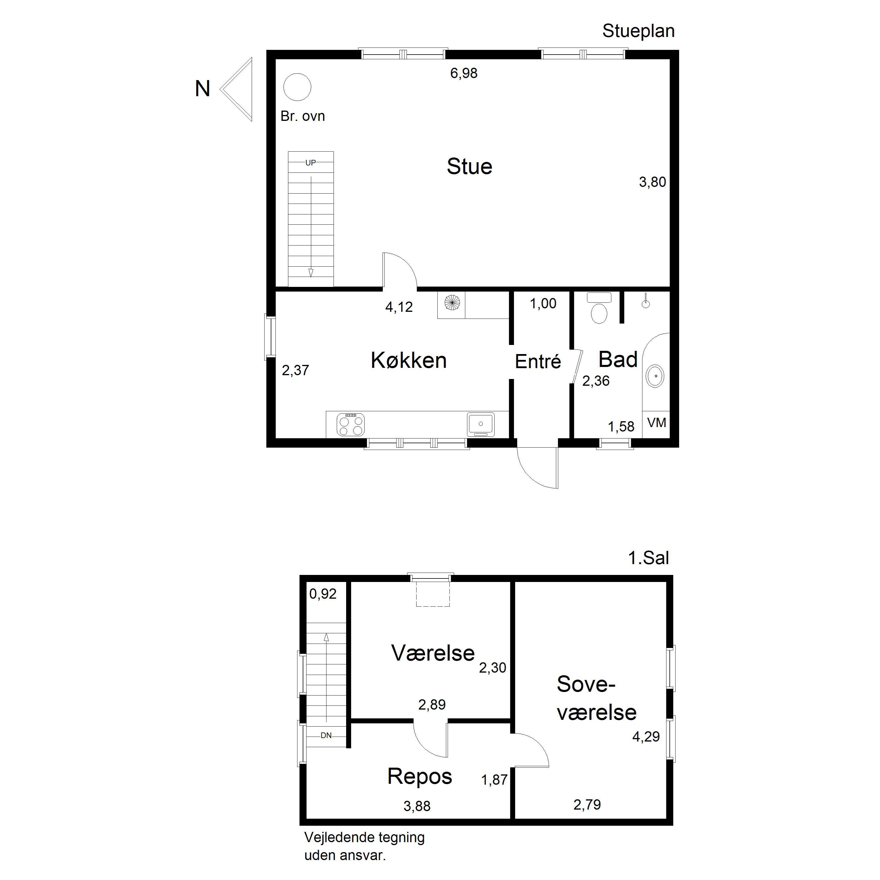 Plantegninger billede af Kirkevej 265, Tolne, 9870 Sindal