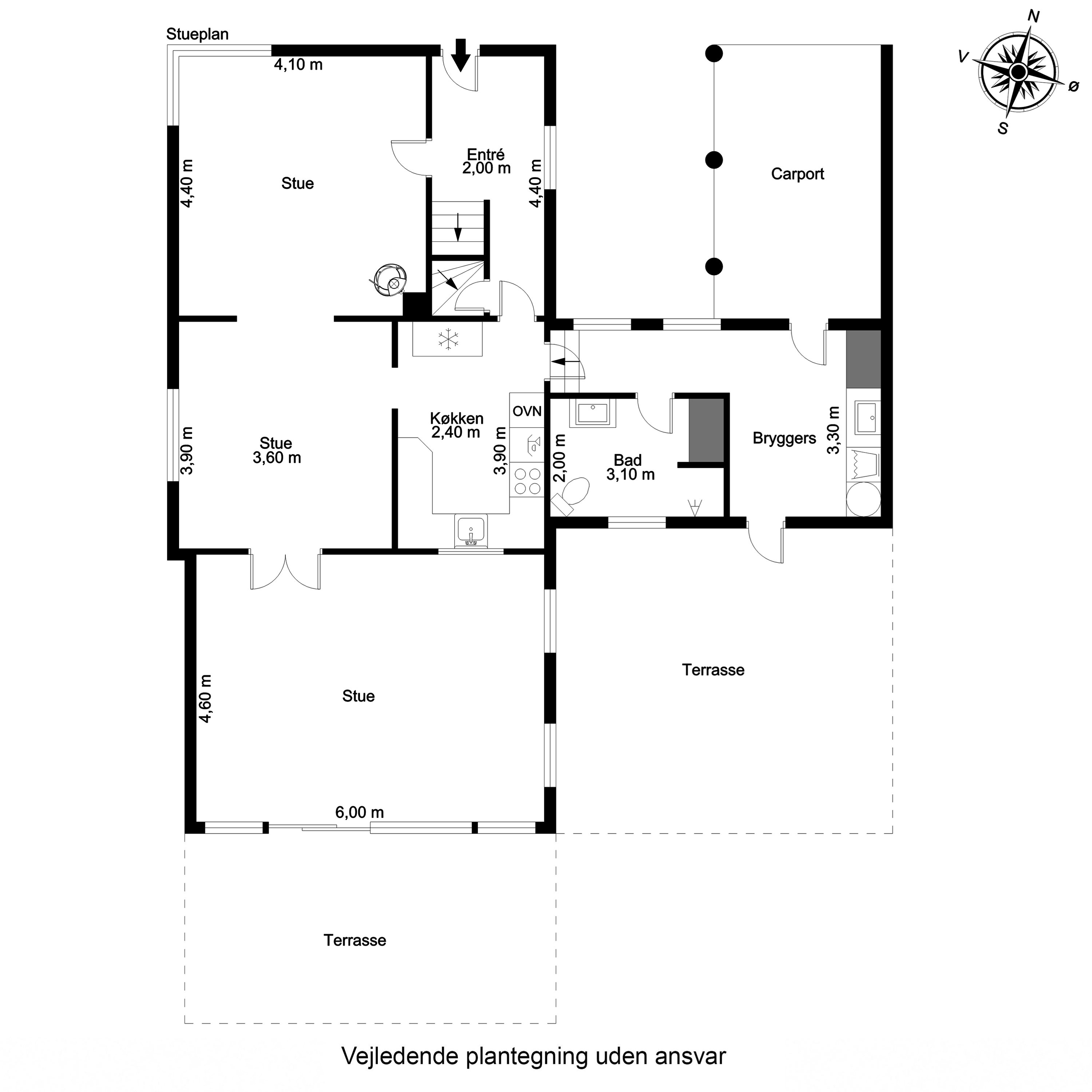 Plantegninger billede af Odensevej 51, Verninge, 5690 Tommerup