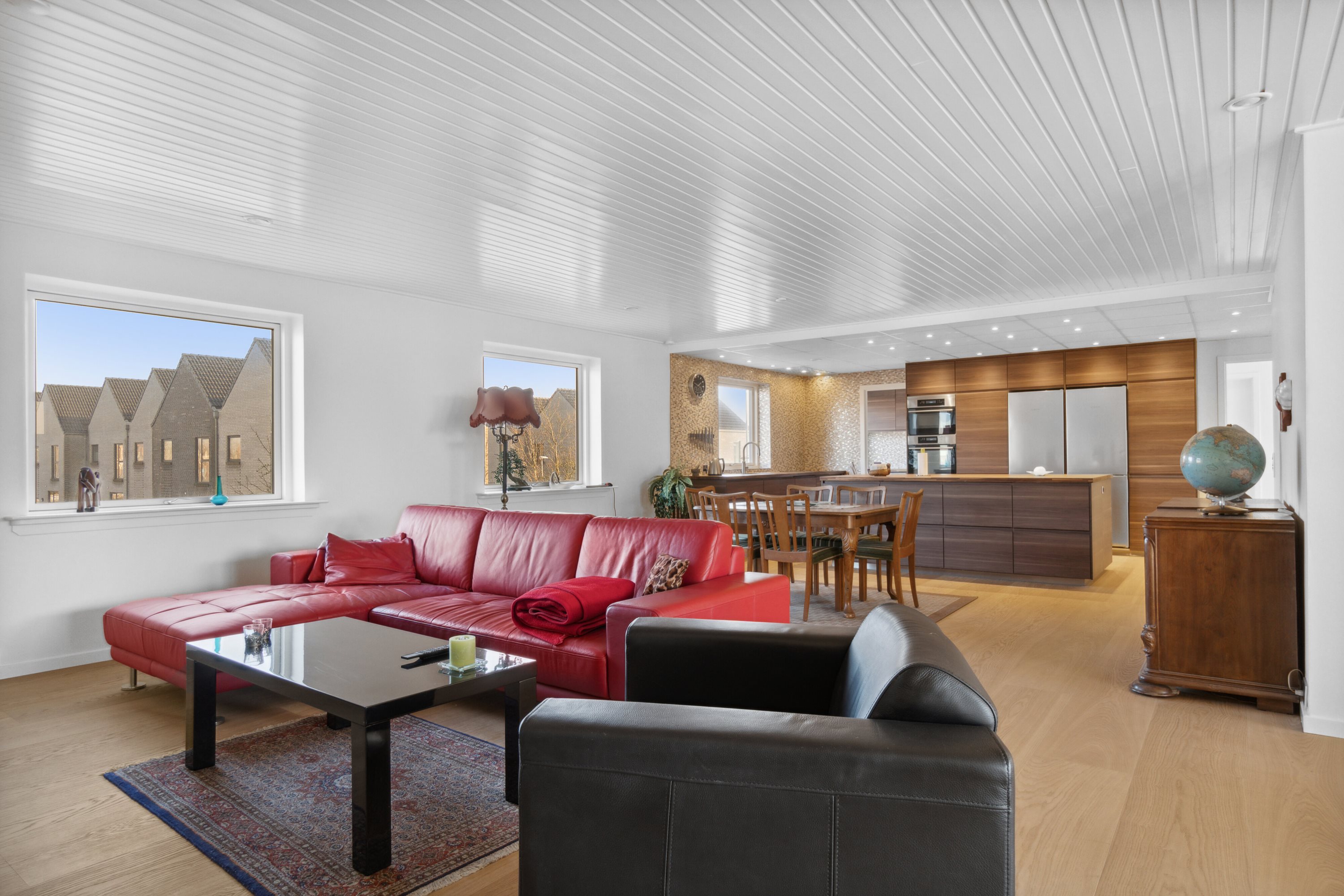 Fremhævet stue billede i fuldskærmstilstand. Billede af Struervej 35, 1., 7500 Holstebro