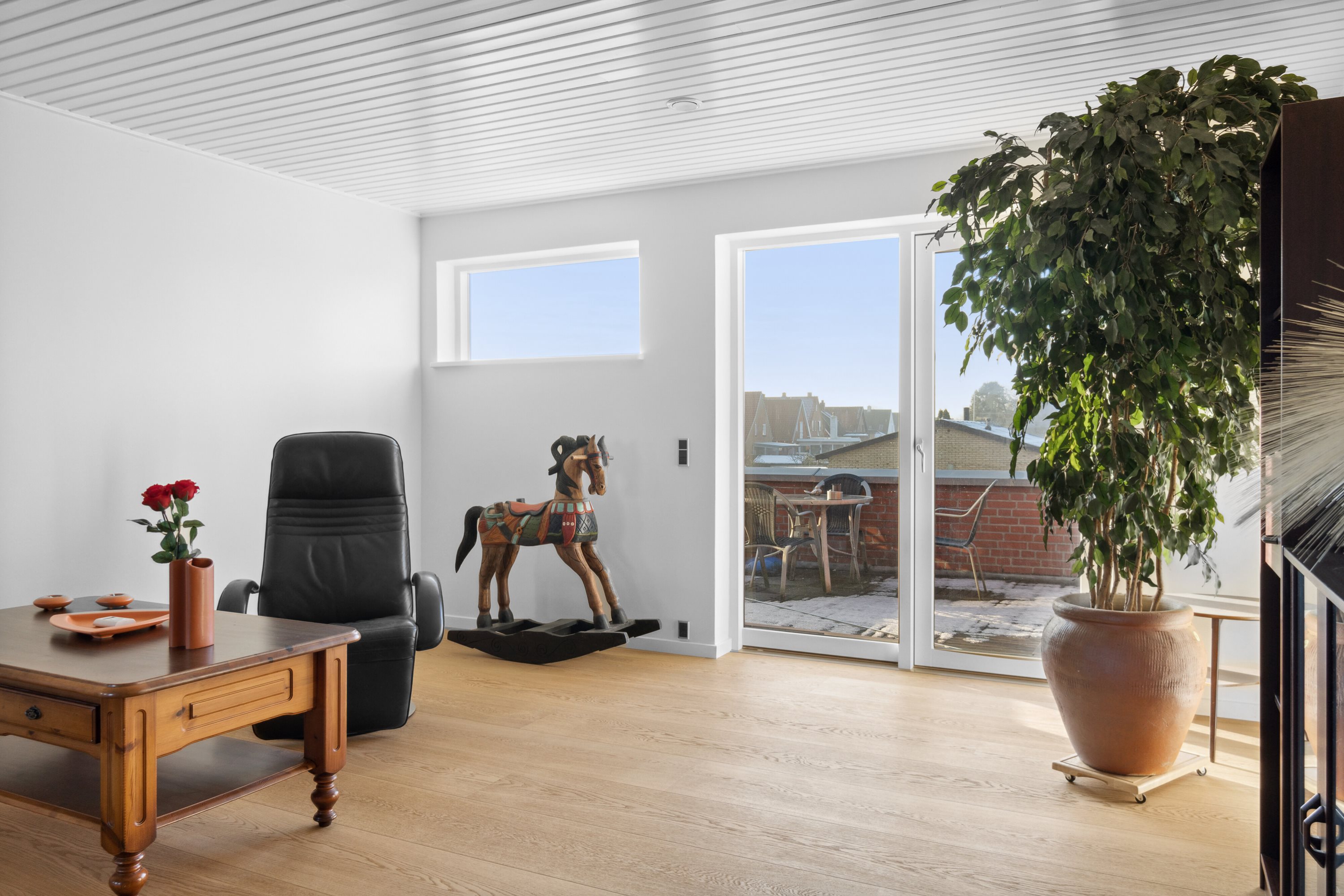 Fremhævet stue billede i fuldskærmstilstand. Billede af Struervej 35, 1., 7500 Holstebro