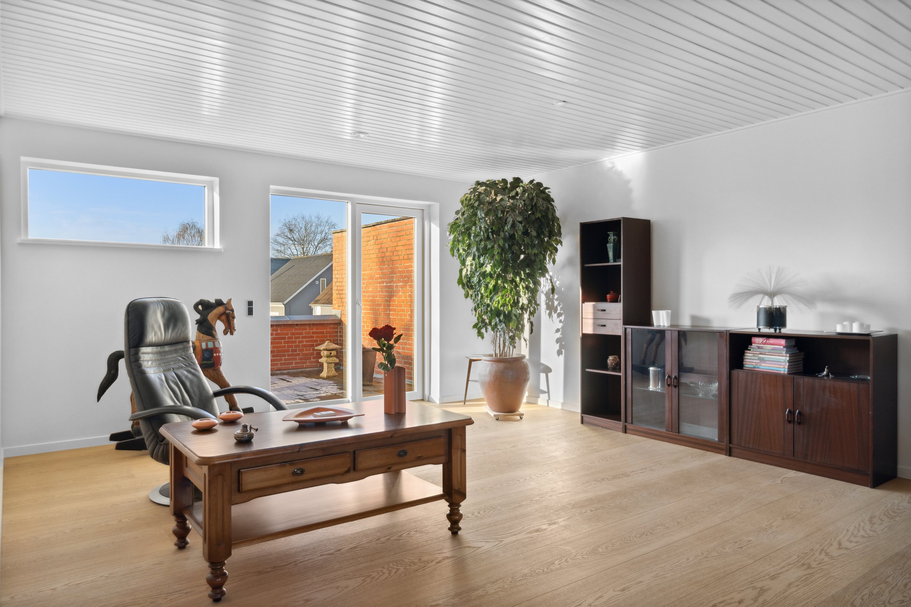 Fremhævet stue billede i fuldskærmstilstand. Billede af Struervej 35, 1., 7500 Holstebro