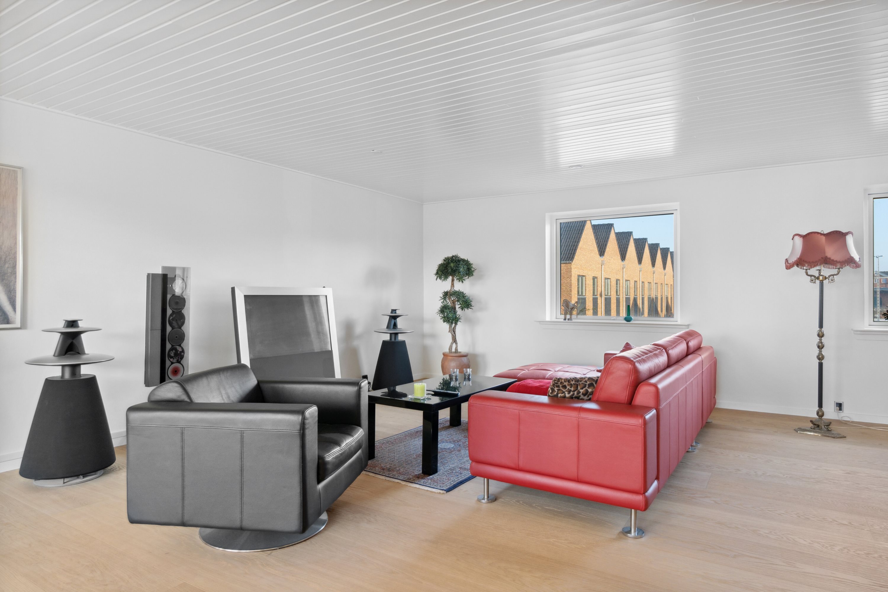 Fremhævet stue billede i fuldskærmstilstand. Billede af Struervej 35, 1., 7500 Holstebro