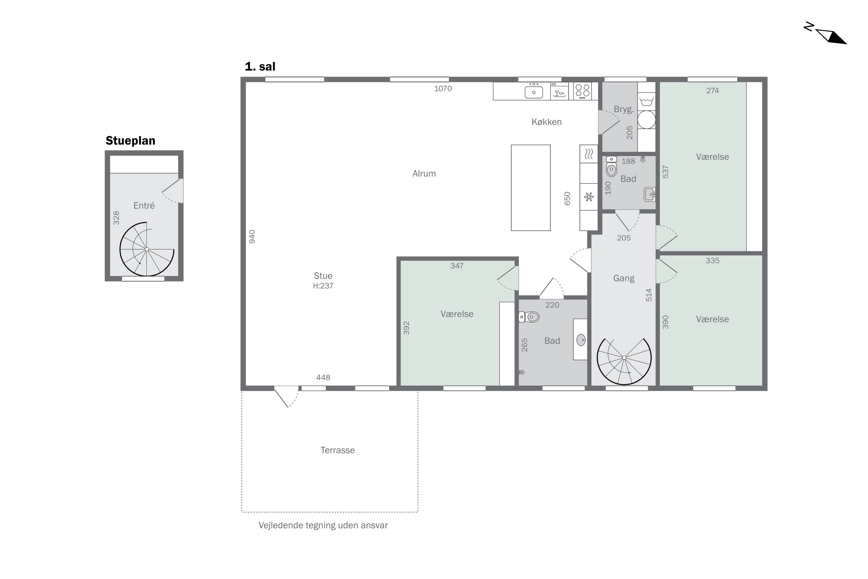 Plantegninger billede af Struervej 35, 1., 7500 Holstebro