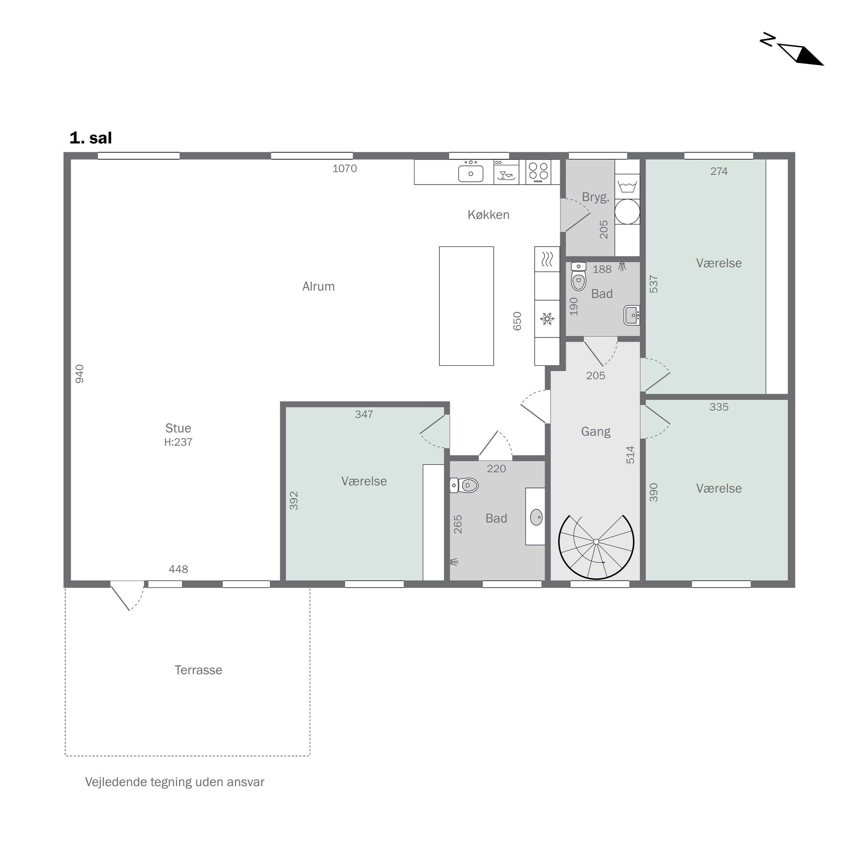 Plantegninger billede af Struervej 35, 1., 7500 Holstebro