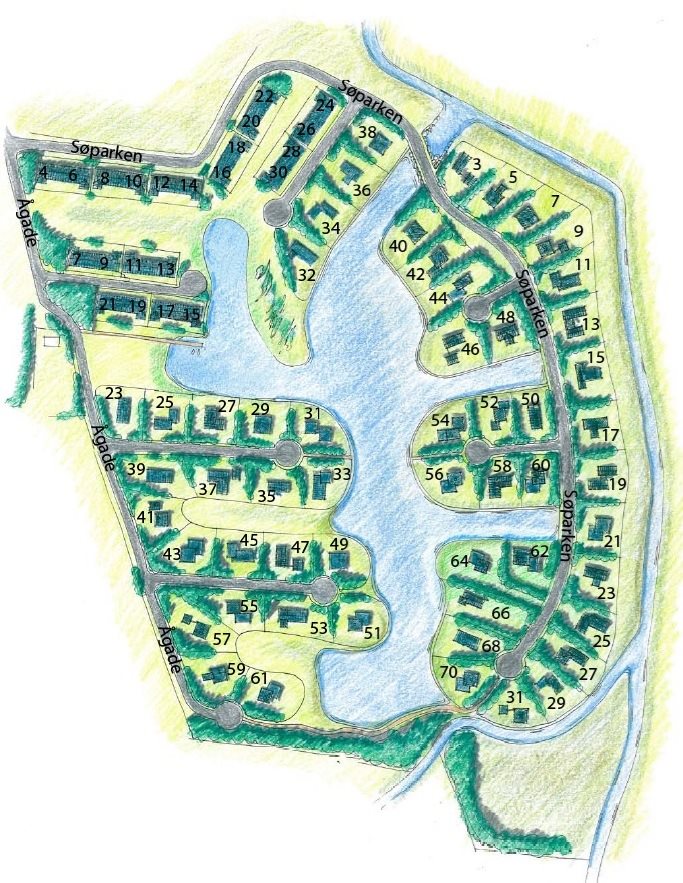 Fremhævet kort billede i fuldskærmstilstand. Billede af Søparken 19, 6880 Tarm