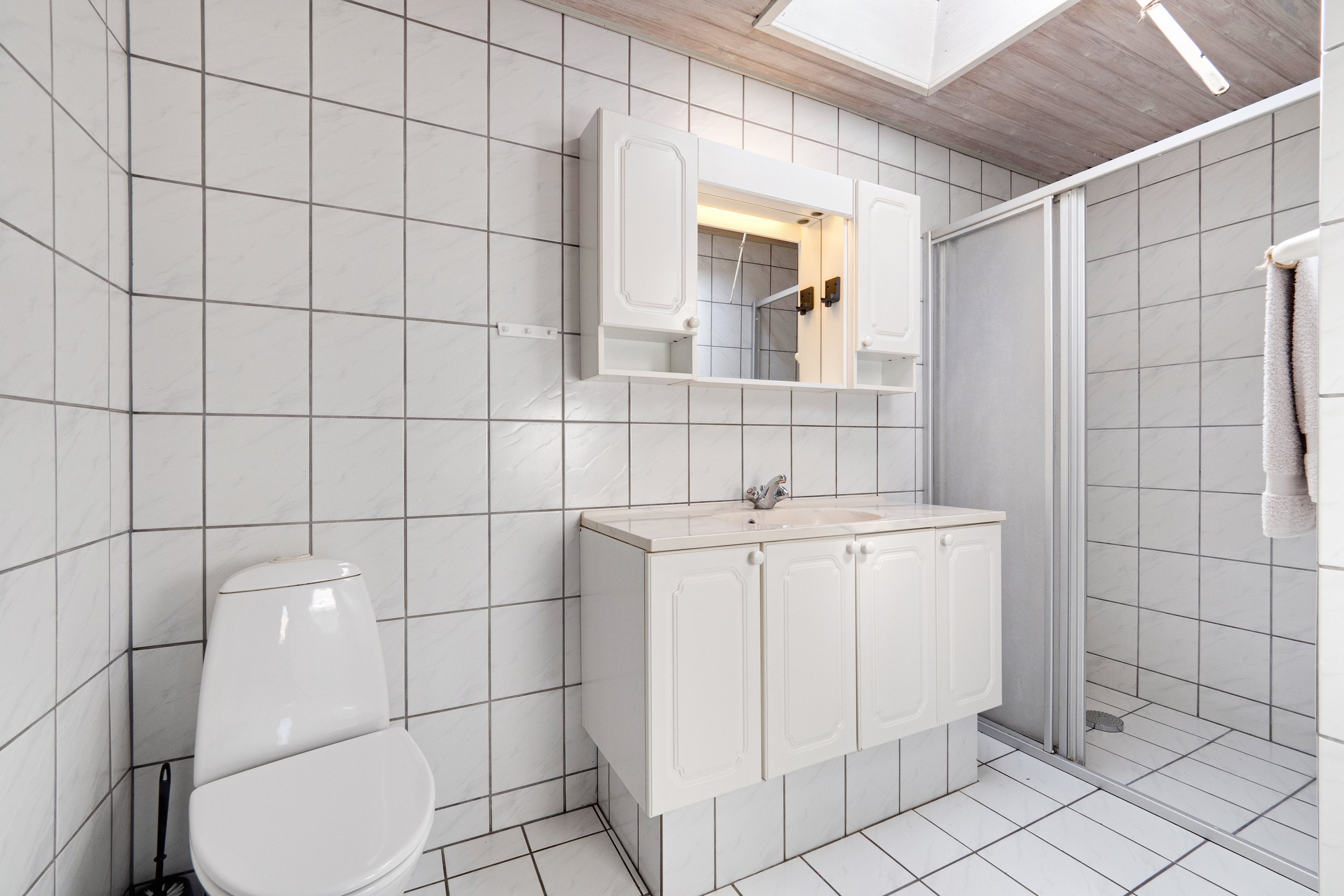 Fremhævet badeværelse billede i fuldskærmstilstand. Billede af Dråbystræde 30, Sønder Dråby, 7900 Nykøbing M