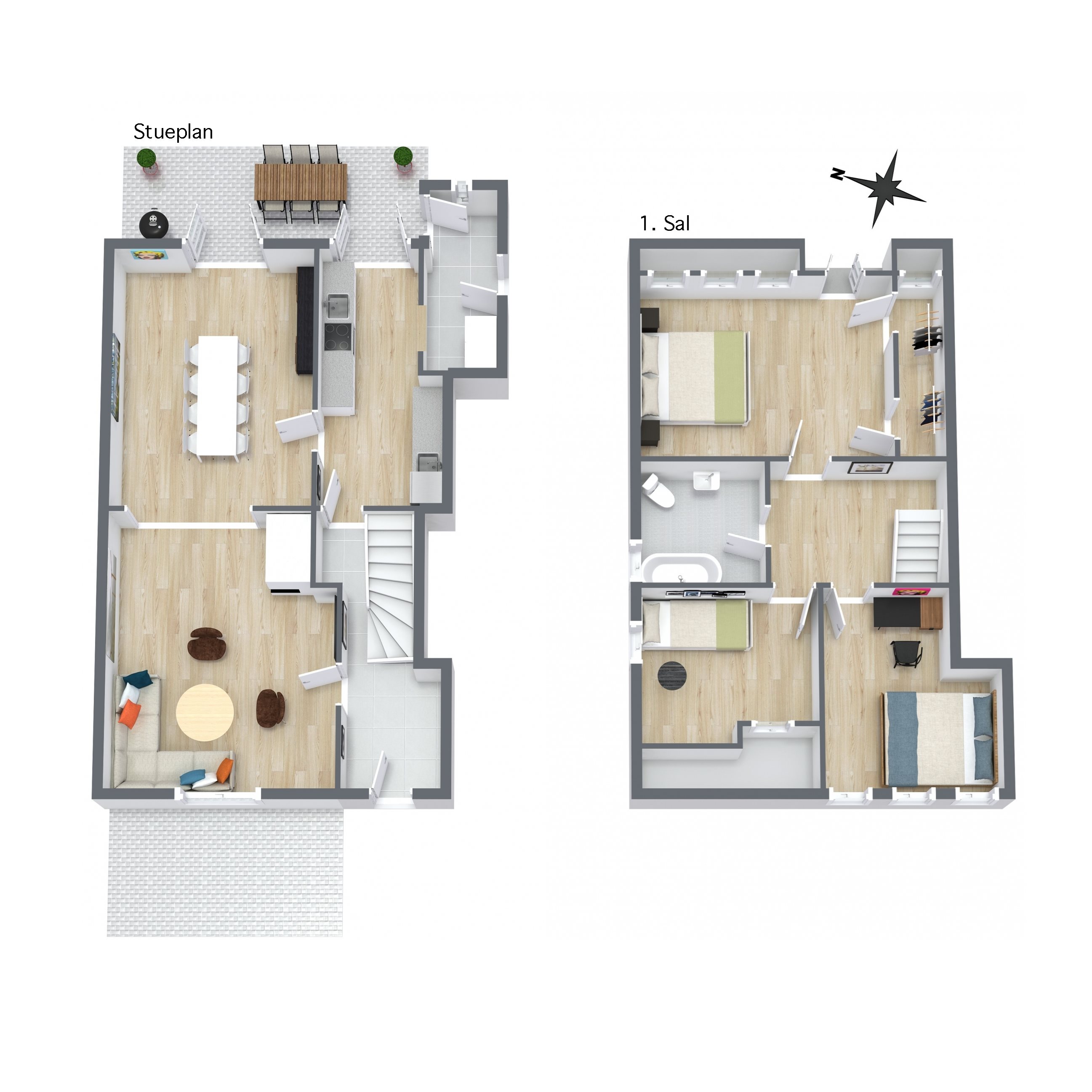 Plantegninger billede af Lars Kruses Vej 3A, Østerby, 9990 Skagen