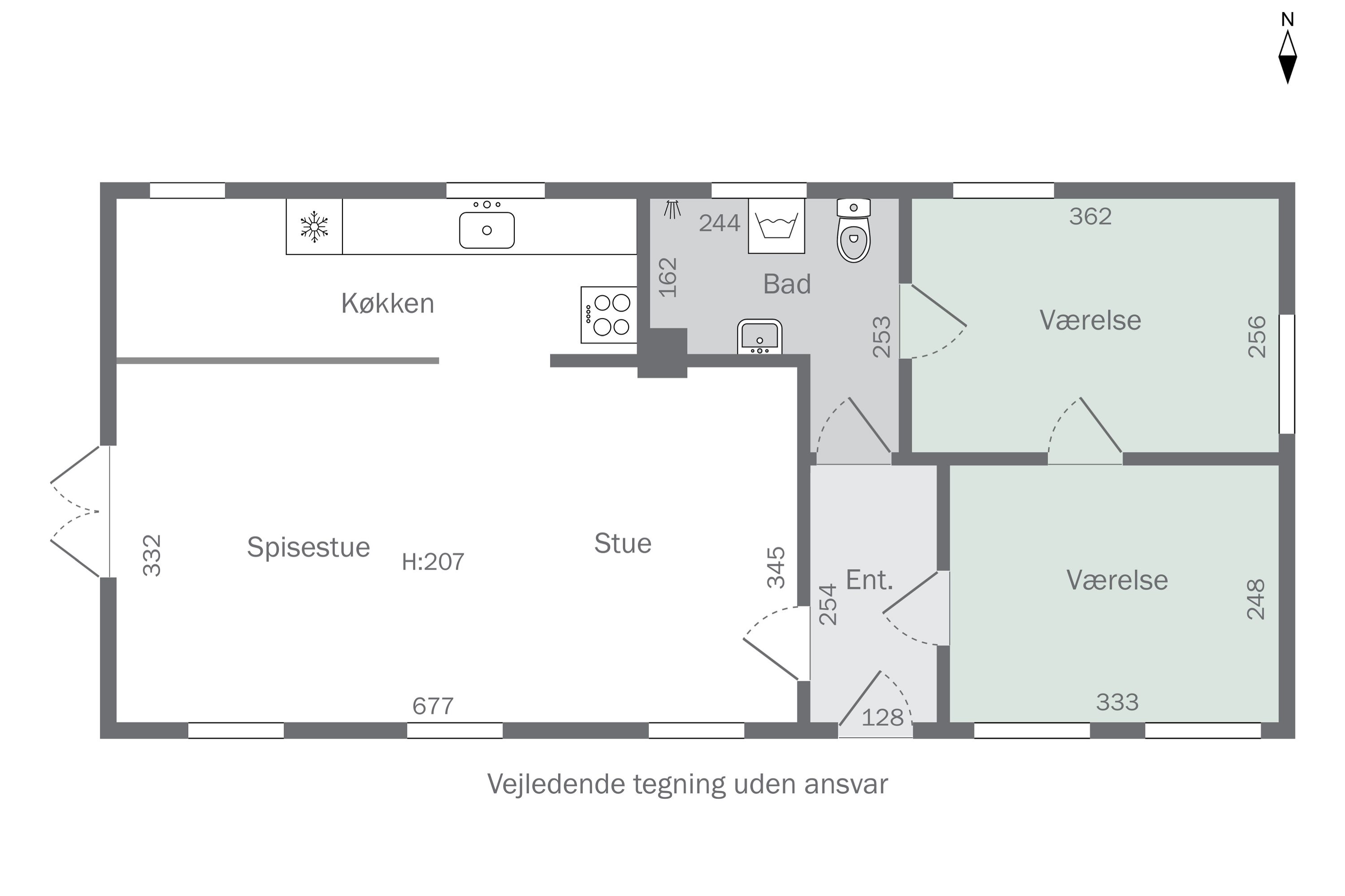 Plantegninger billede af Skovløbervej 6, Klint, 4500 Nykøbing Sj