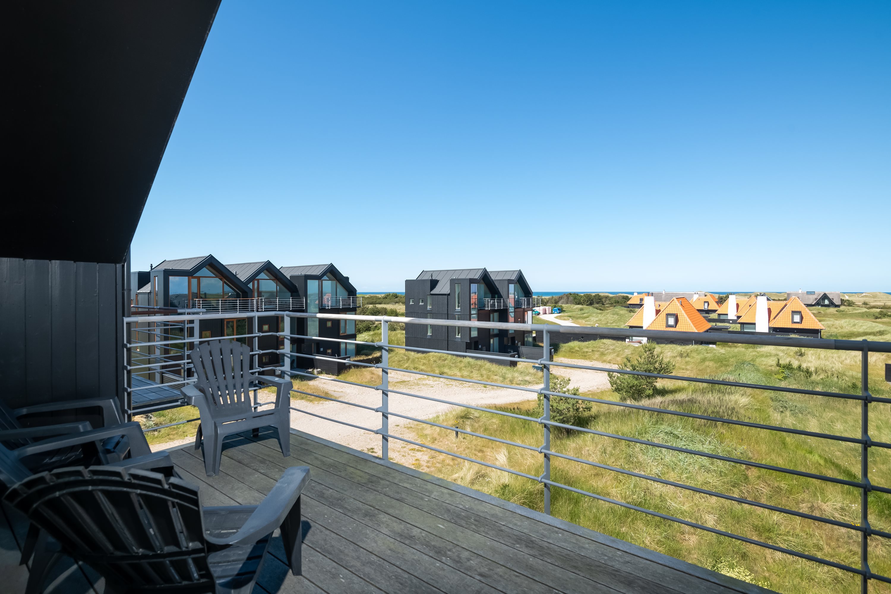 Fremhævet terrasse billede i fuldskærmstilstand. Billede af Strandklit 138, 9990 Skagen