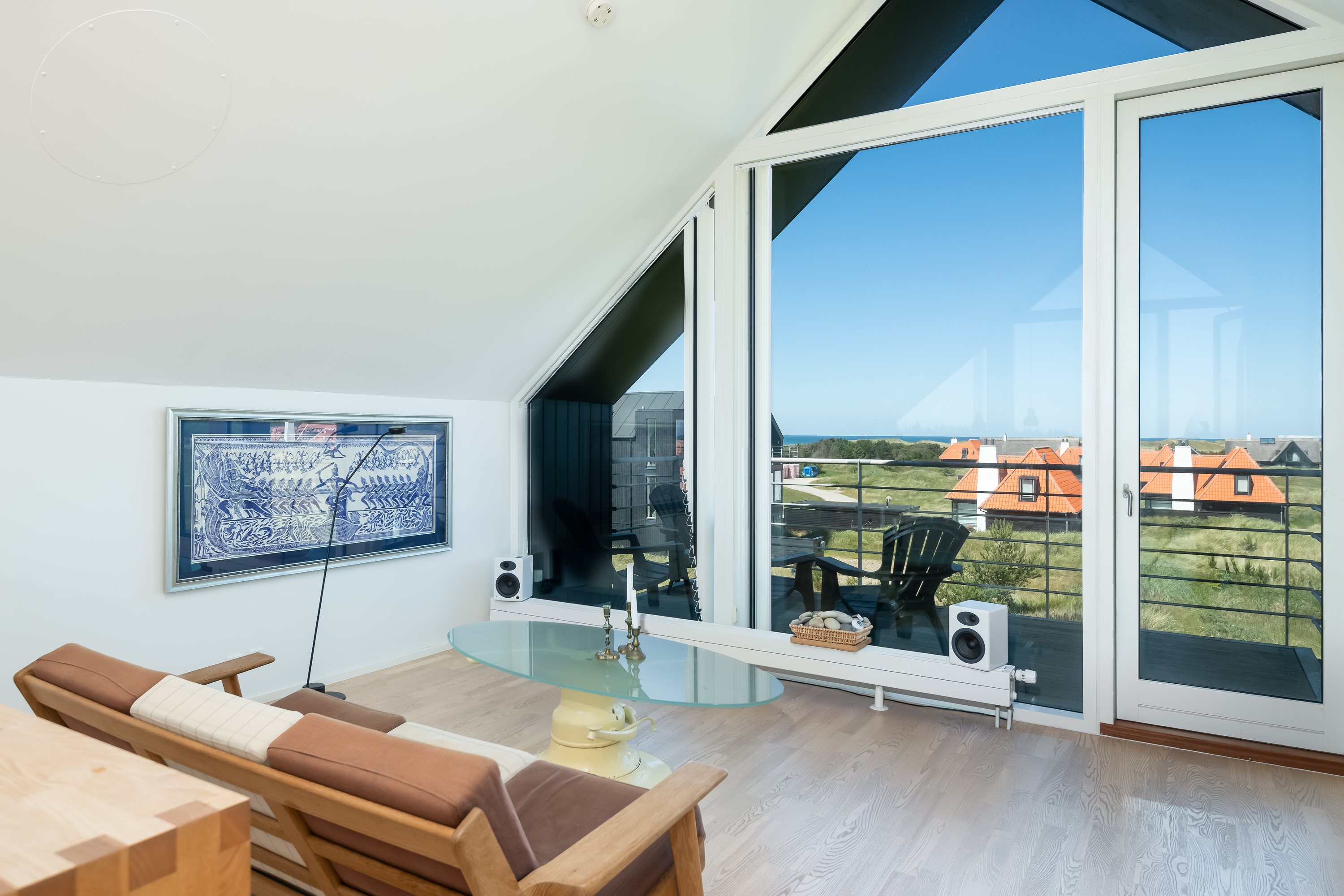 Fremhævet stue billede i fuldskærmstilstand. Billede af Strandklit 138, 9990 Skagen