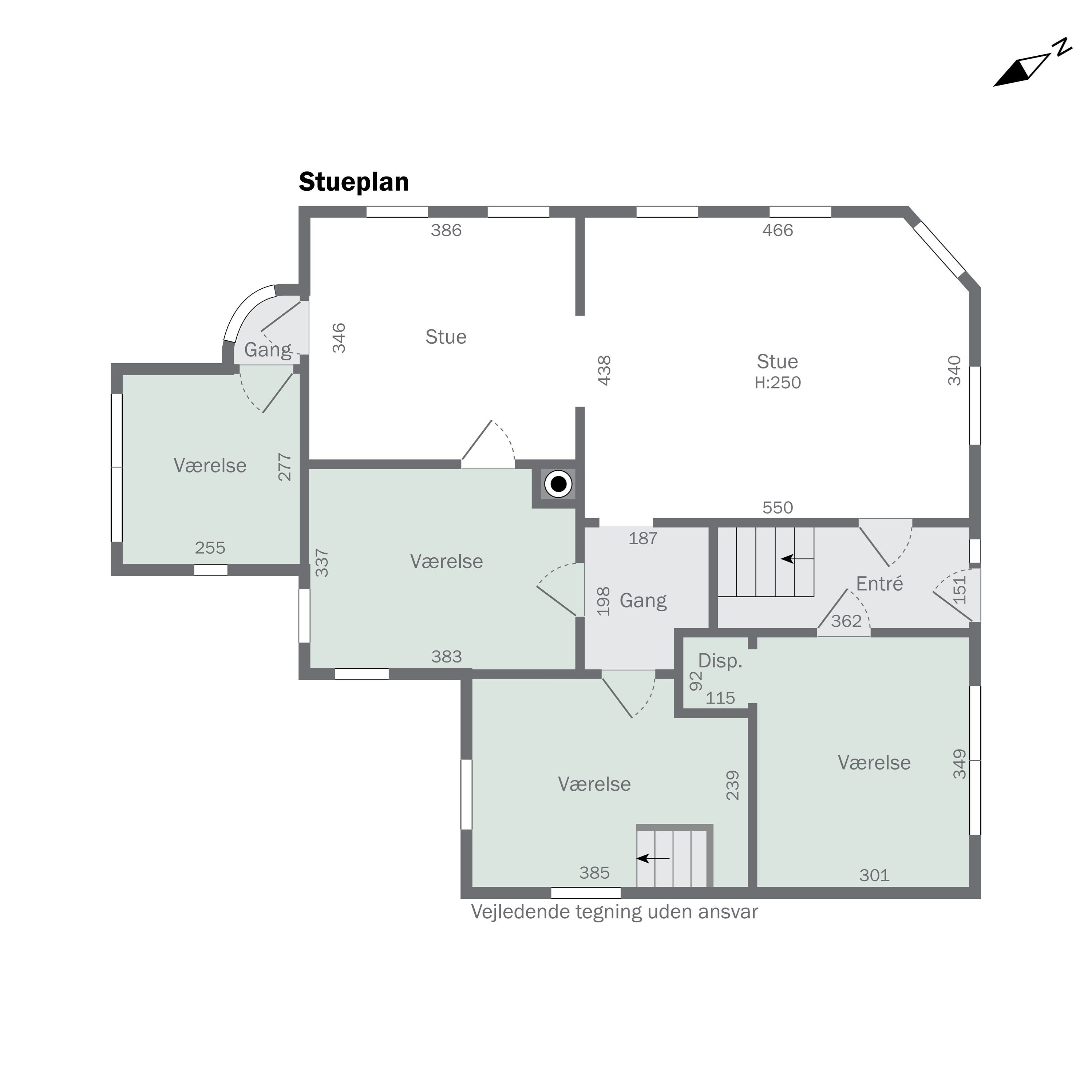 Plantegninger billede af Østergade 2, 9510 Arden