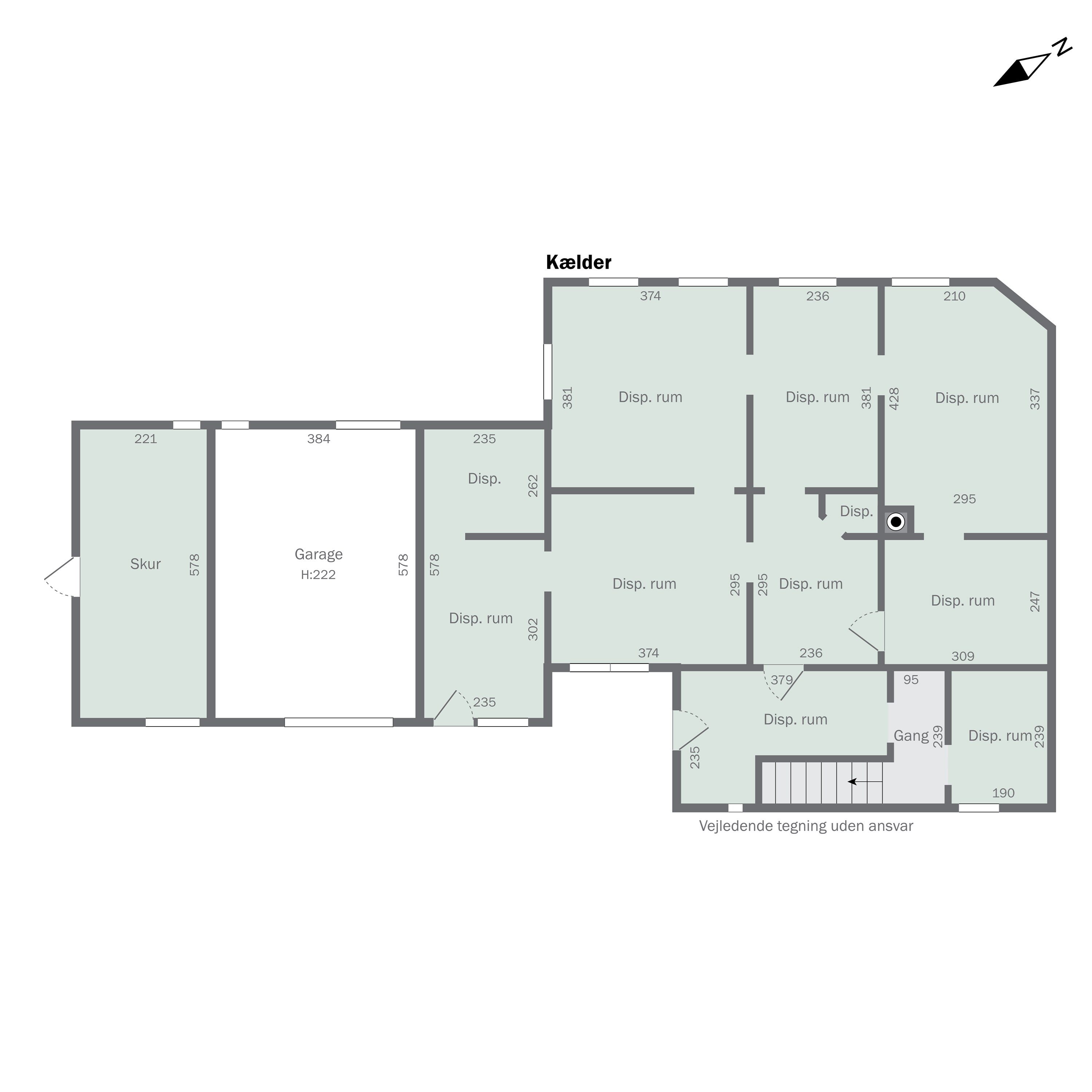 Plantegninger billede af Østergade 2, 9510 Arden