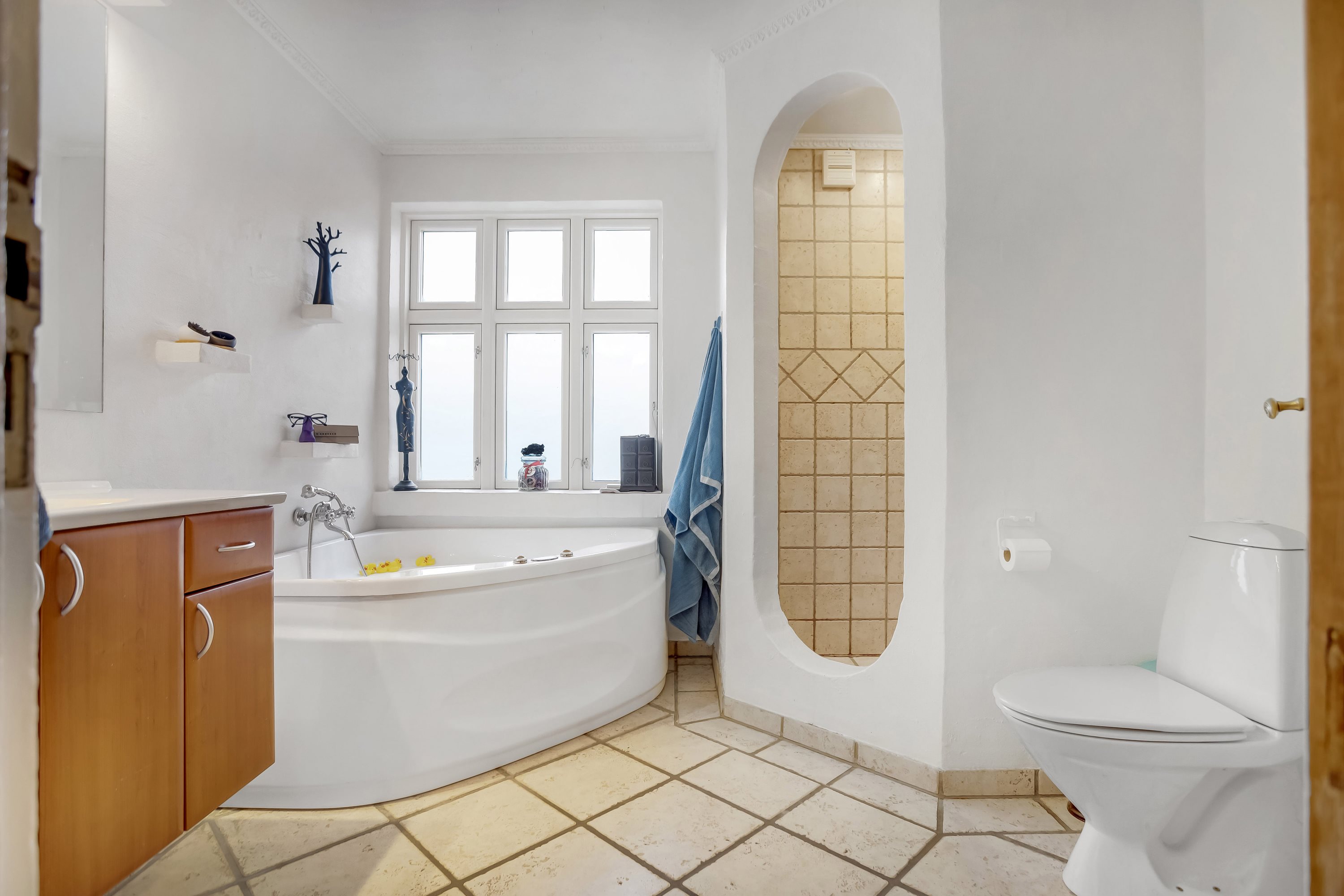 Fremhævet badeværelse billede i fuldskærmstilstand. Billede af Hygumvej 19, Hygum, 7300 Jelling