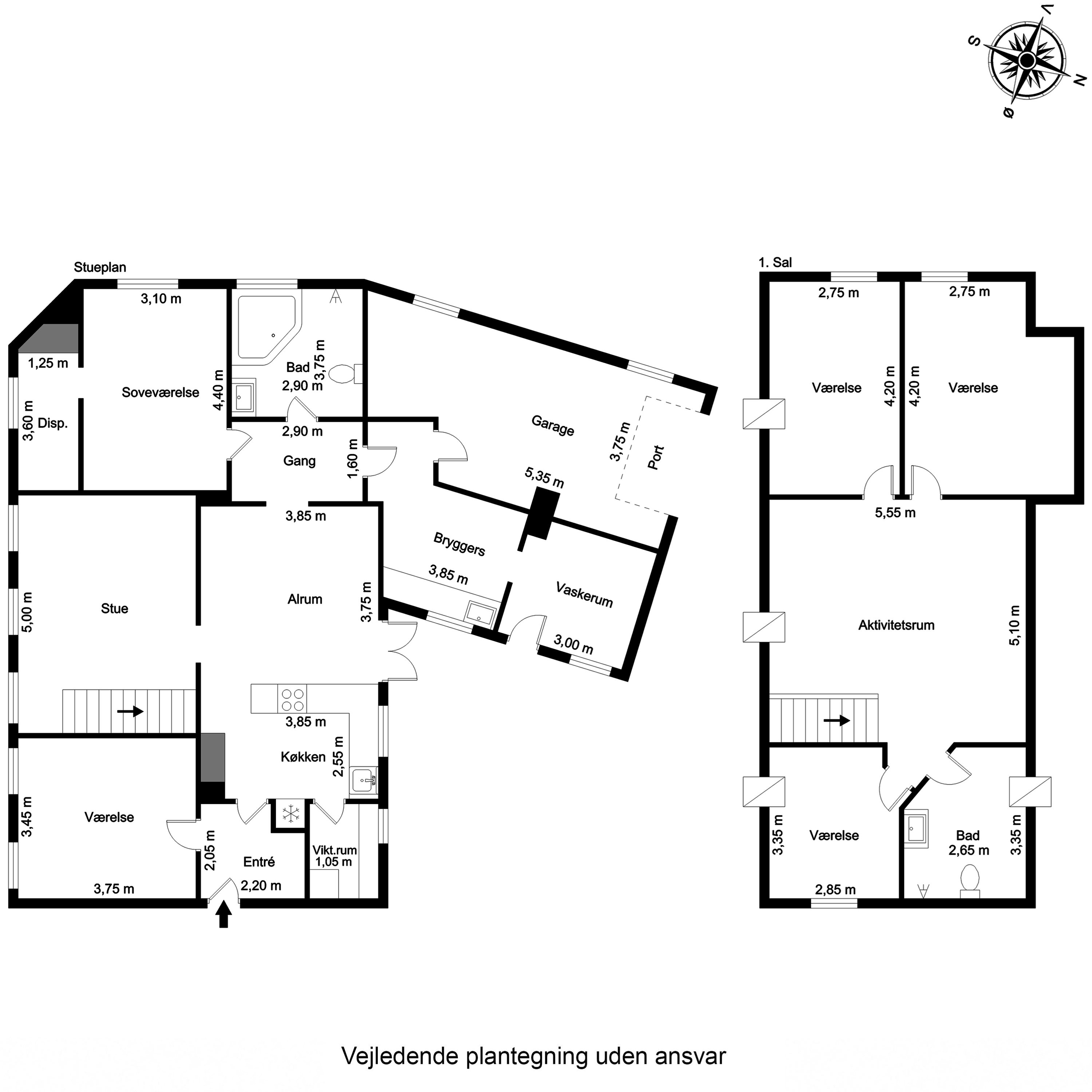 Plantegninger billede af Hygumvej 19, Hygum, 7300 Jelling