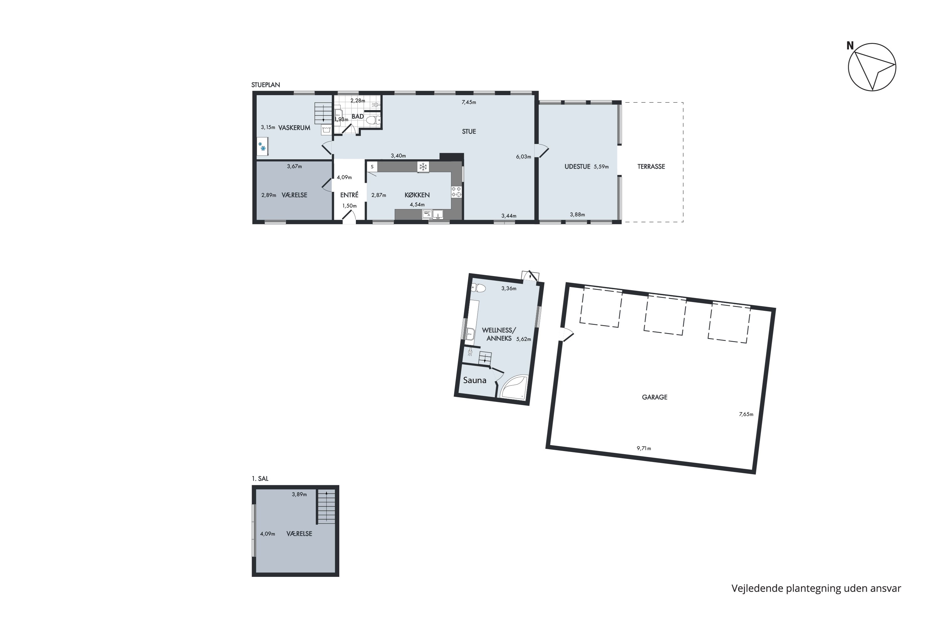 Plantegninger billede af Nydamsvej 31, Udby, 8950 Ørsted