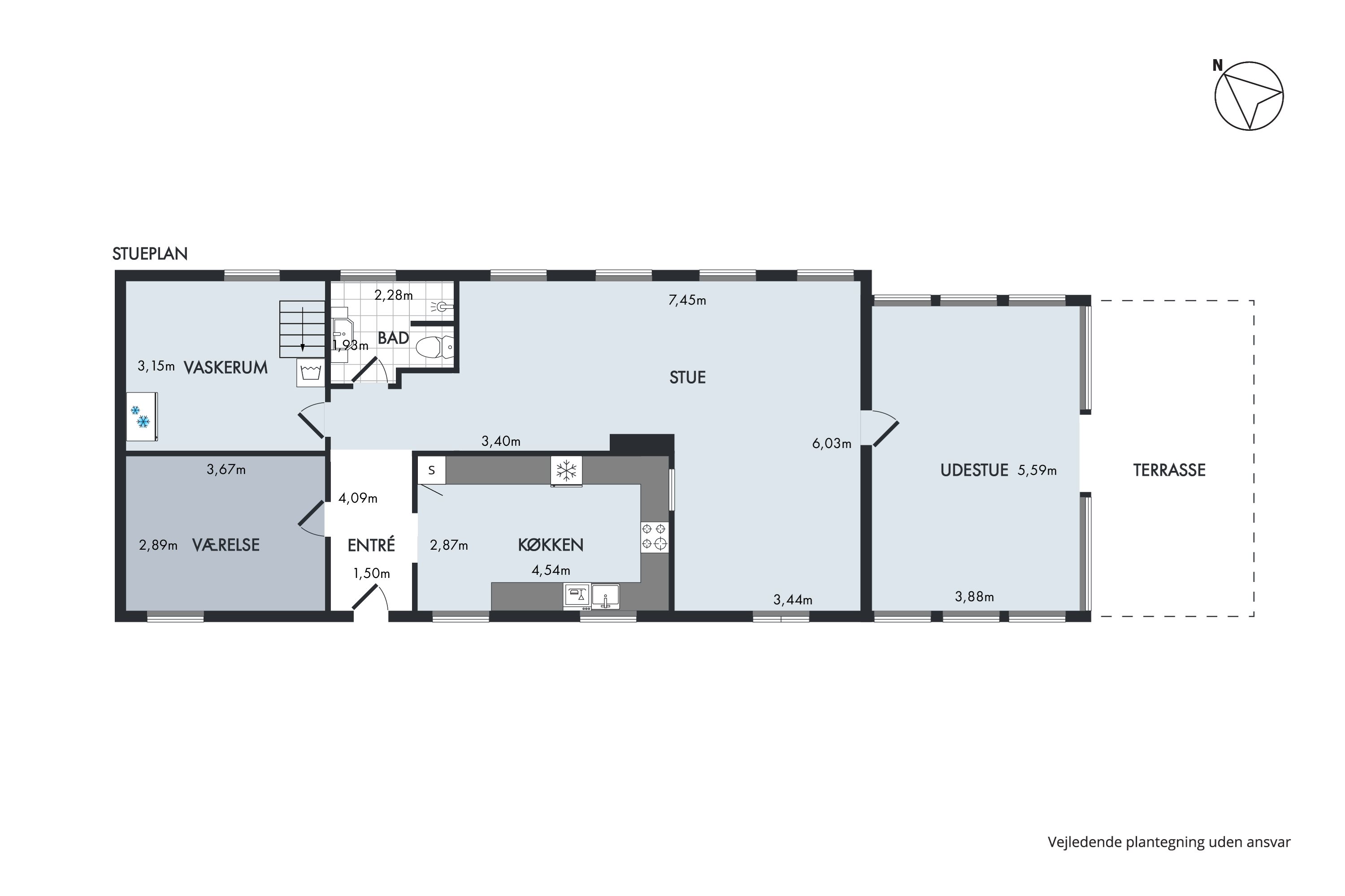 Plantegninger billede af Nydamsvej 31, Udby, 8950 Ørsted