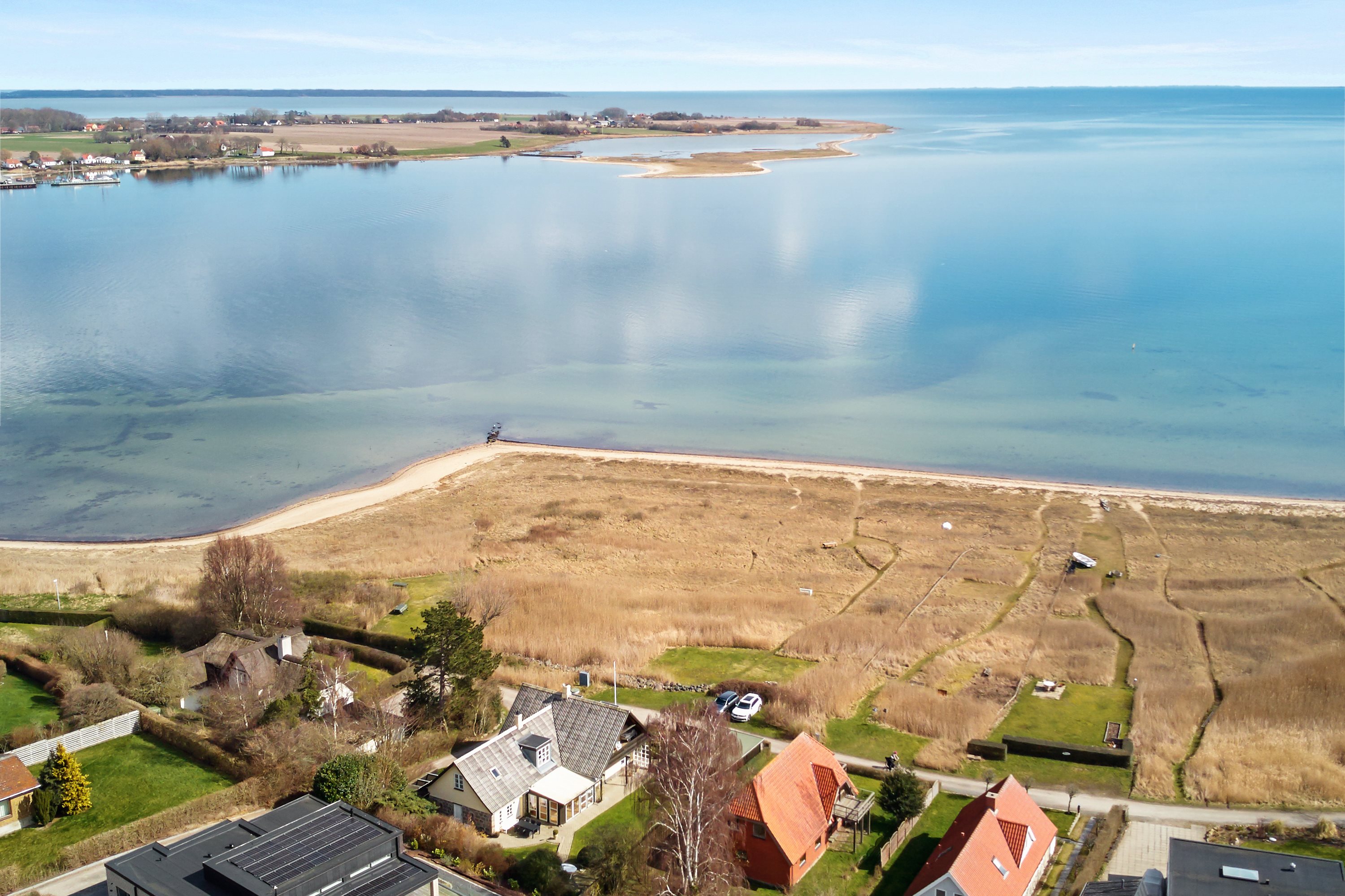Fremhævet luftfoto billede i fuldskærmstilstand. Billede af Snaptun Strandvej 4, Snaptun, 7130 Juelsminde