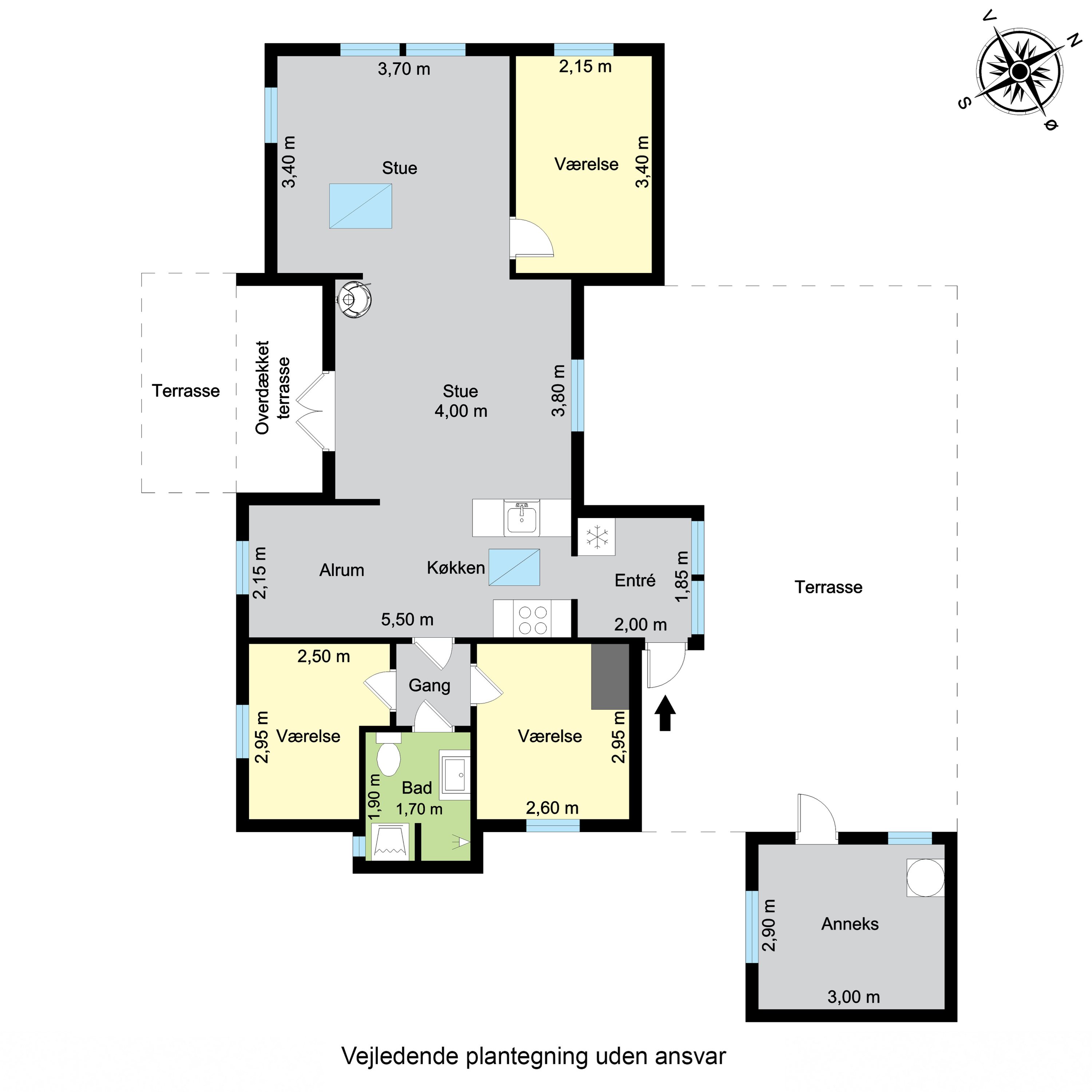 Plantegninger billede af Bøgealle 12, Lodbj Hede, 6950 Ringkøbing