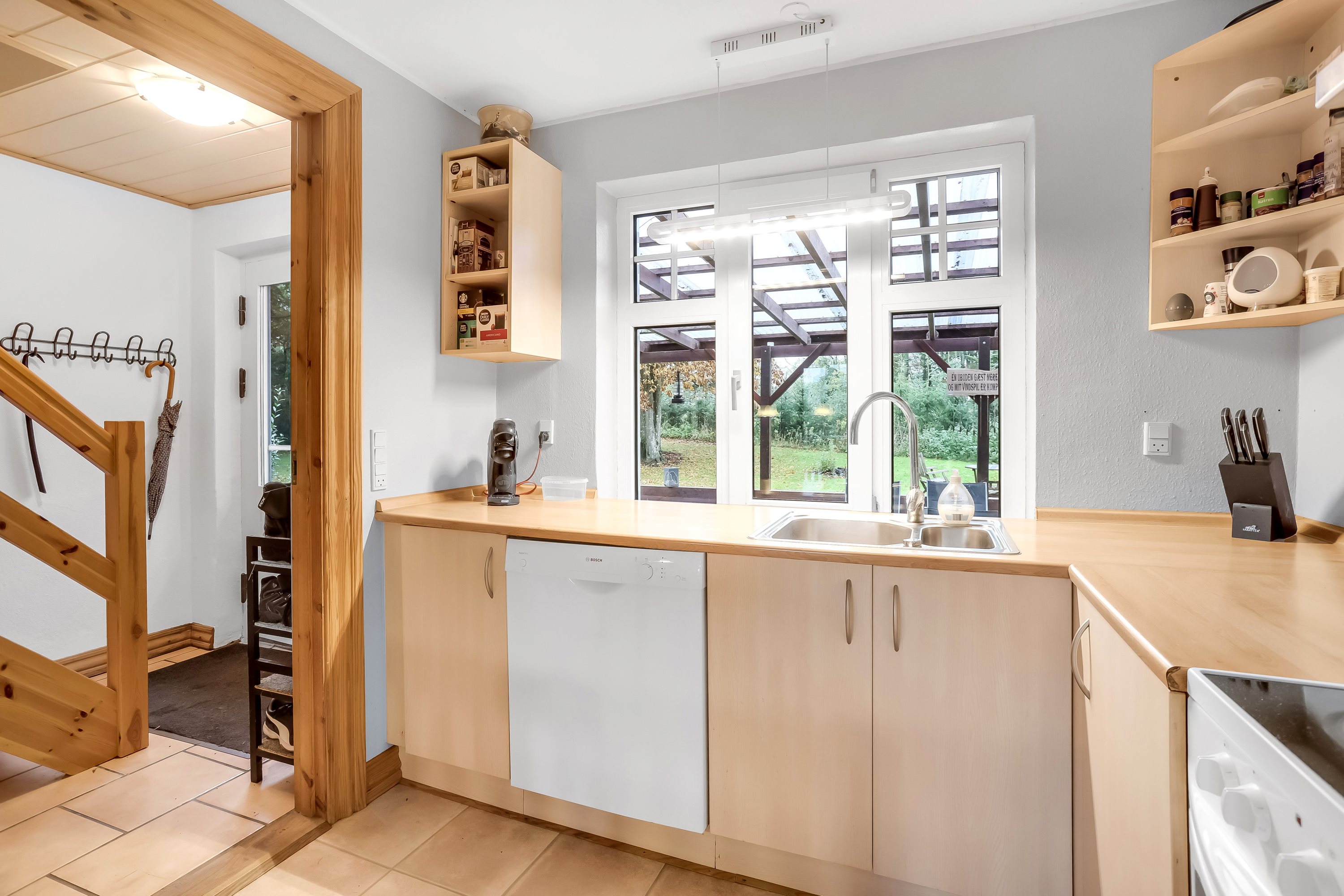 Fremhævet køkken billede i fuldskærmstilstand. Billede af Hesselbækvej 3, Borridsø, 8881 Thorsø
