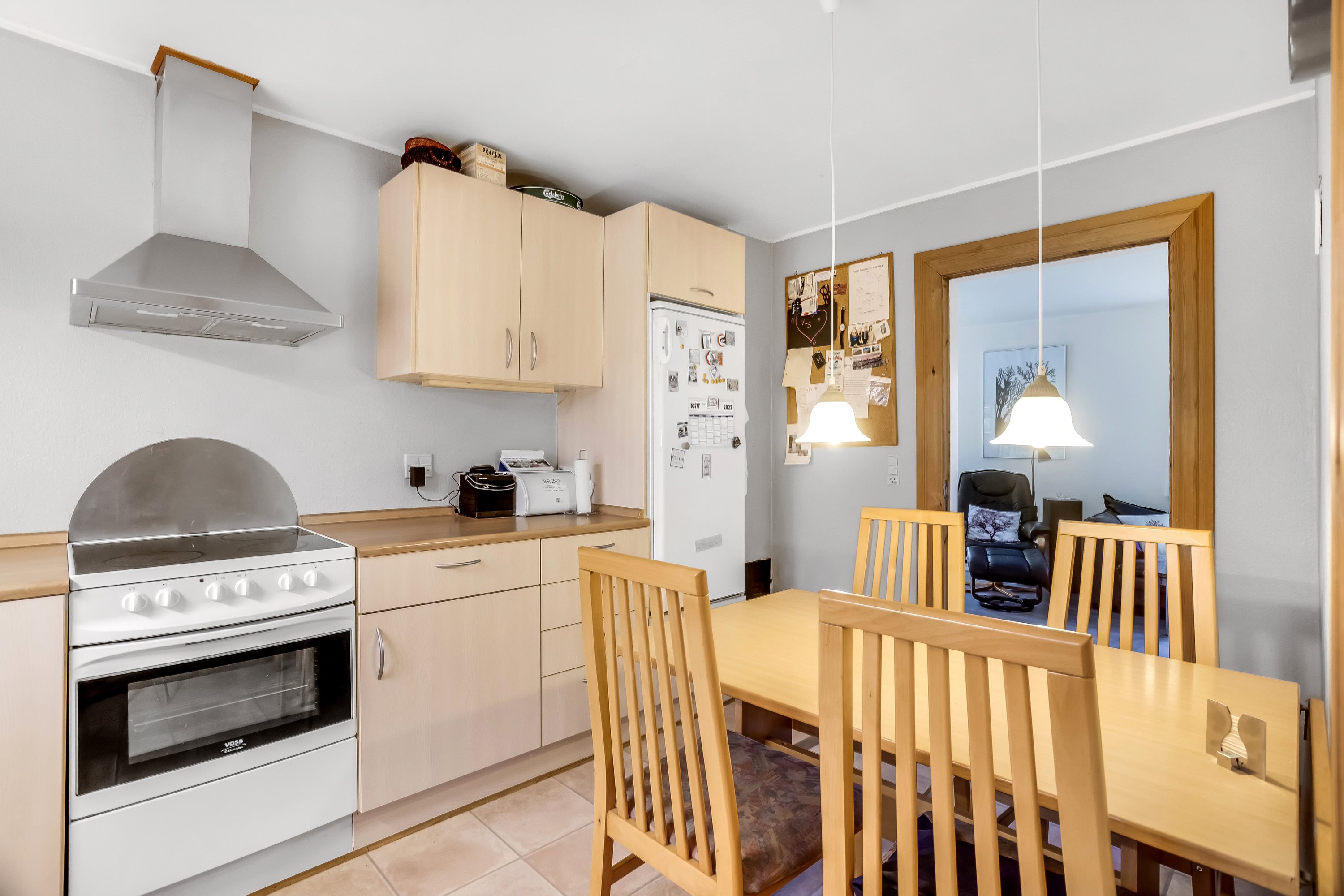 Fremhævet køkken billede i fuldskærmstilstand. Billede af Hesselbækvej 3, Borridsø, 8881 Thorsø