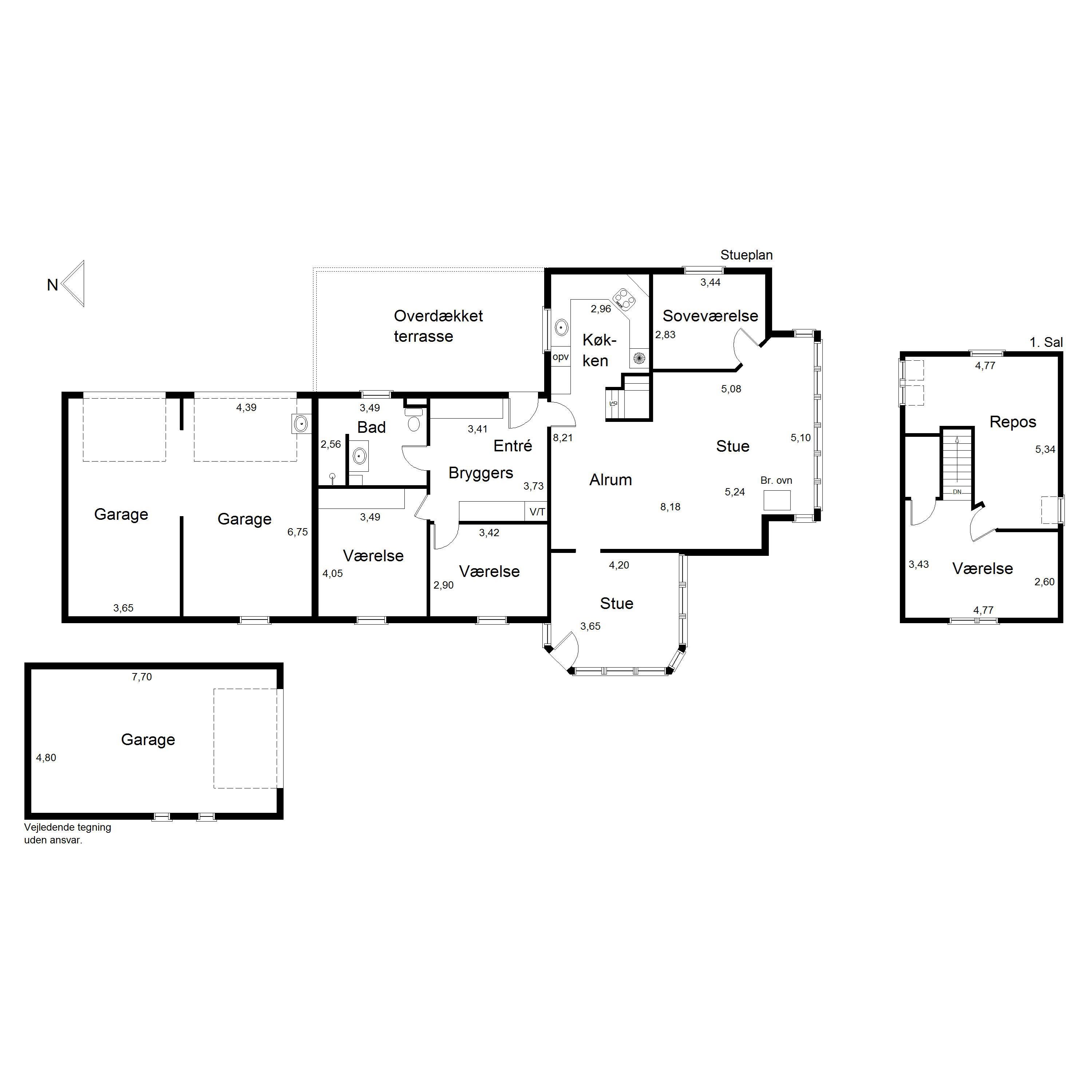 Plantegninger billede af Aalborgvej 45, Hornum, 9600 Aars