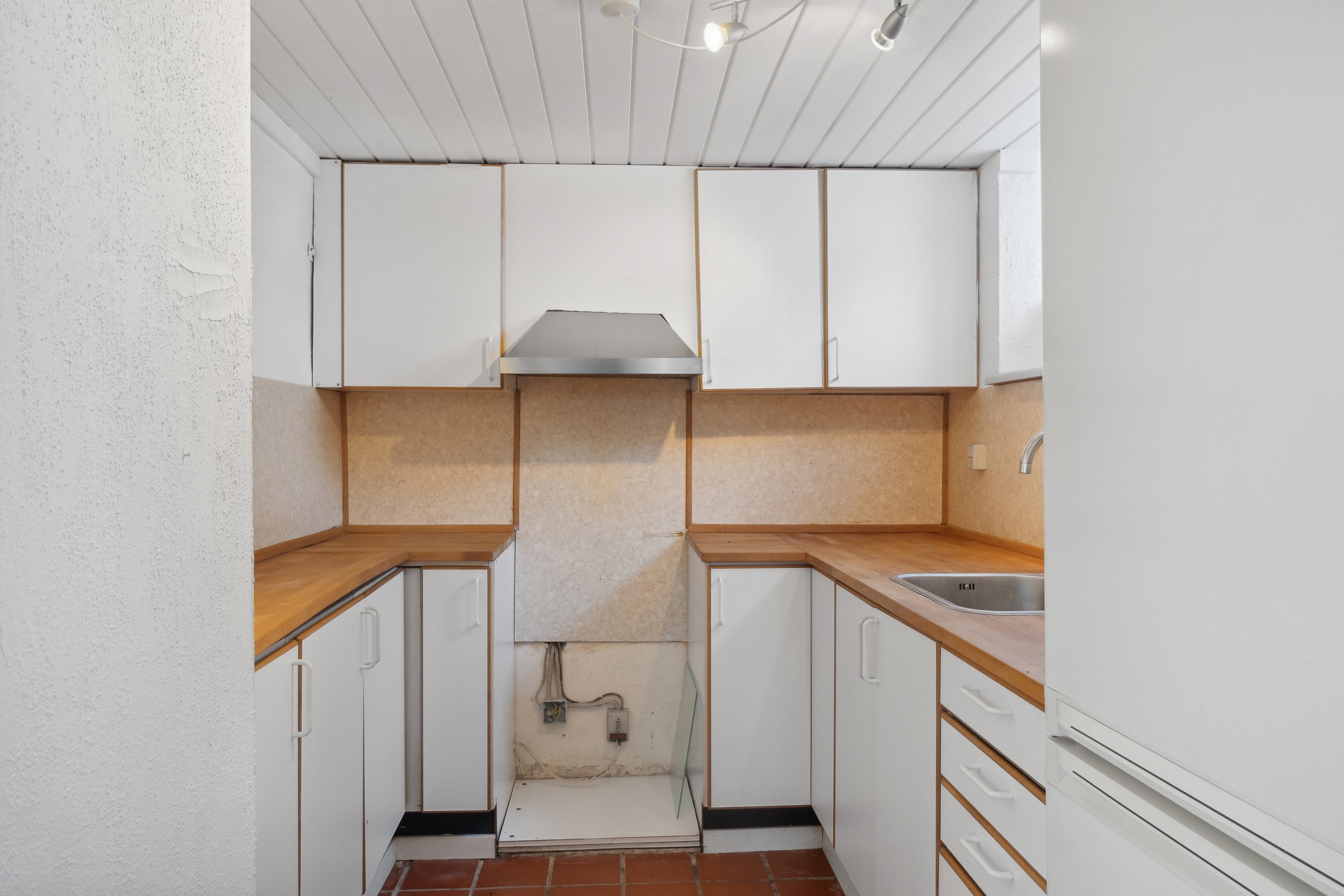 Fremhævet køkken billede i fuldskærmstilstand. Billede af Nørrevangsvej 12, Demstrup, 8620 Kjellerup