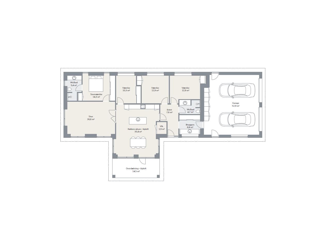 Plantegninger billede af Tapdruphøjen 19, Tapdrup, 8800 Viborg
