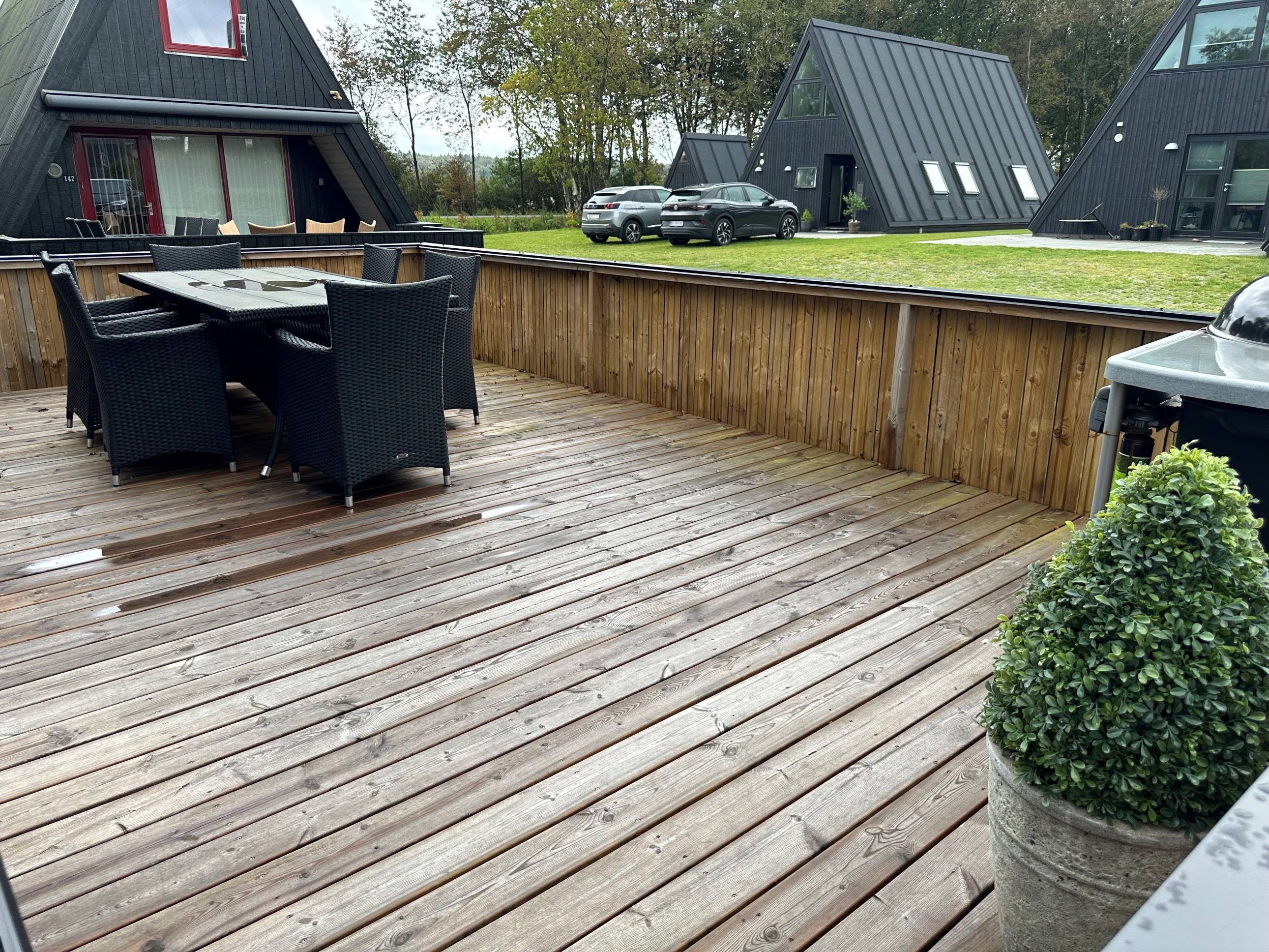 Fremhævet terrasse billede i fuldskærmstilstand. Billede af Golfsvinget 146, Gatten, 9640 Farsø