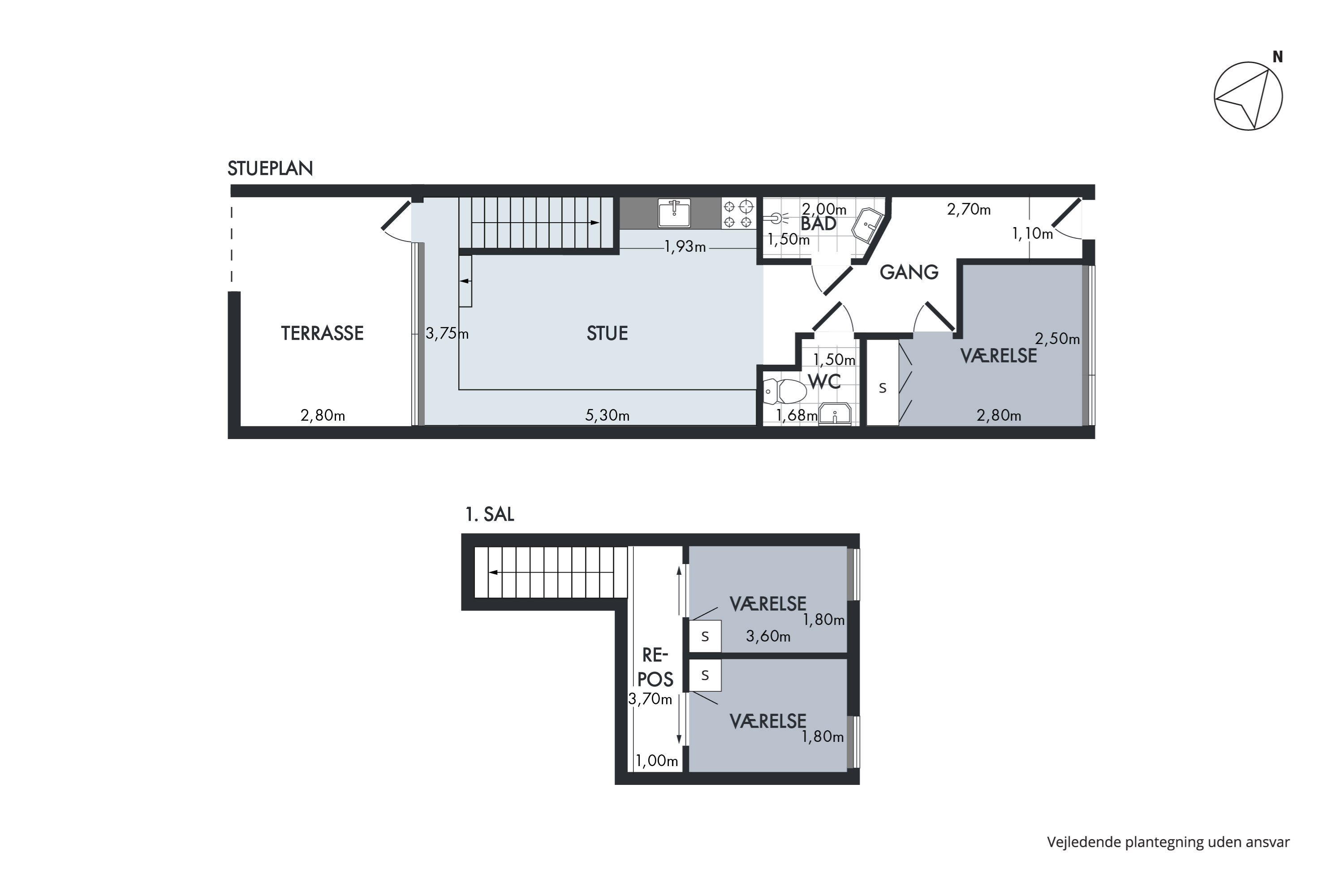 Plantegninger billede af Strandvejen 150, 12., Tranum, 9460 Brovst