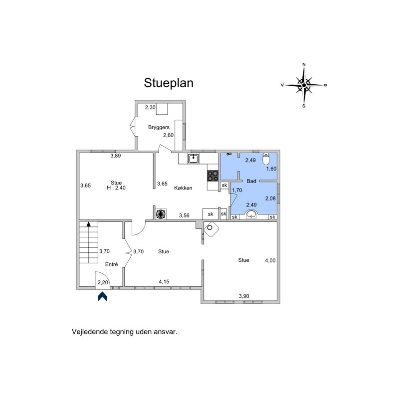 Plantegninger billede af Hajstrupgade 49B, Øsby, 6100 Haderslev